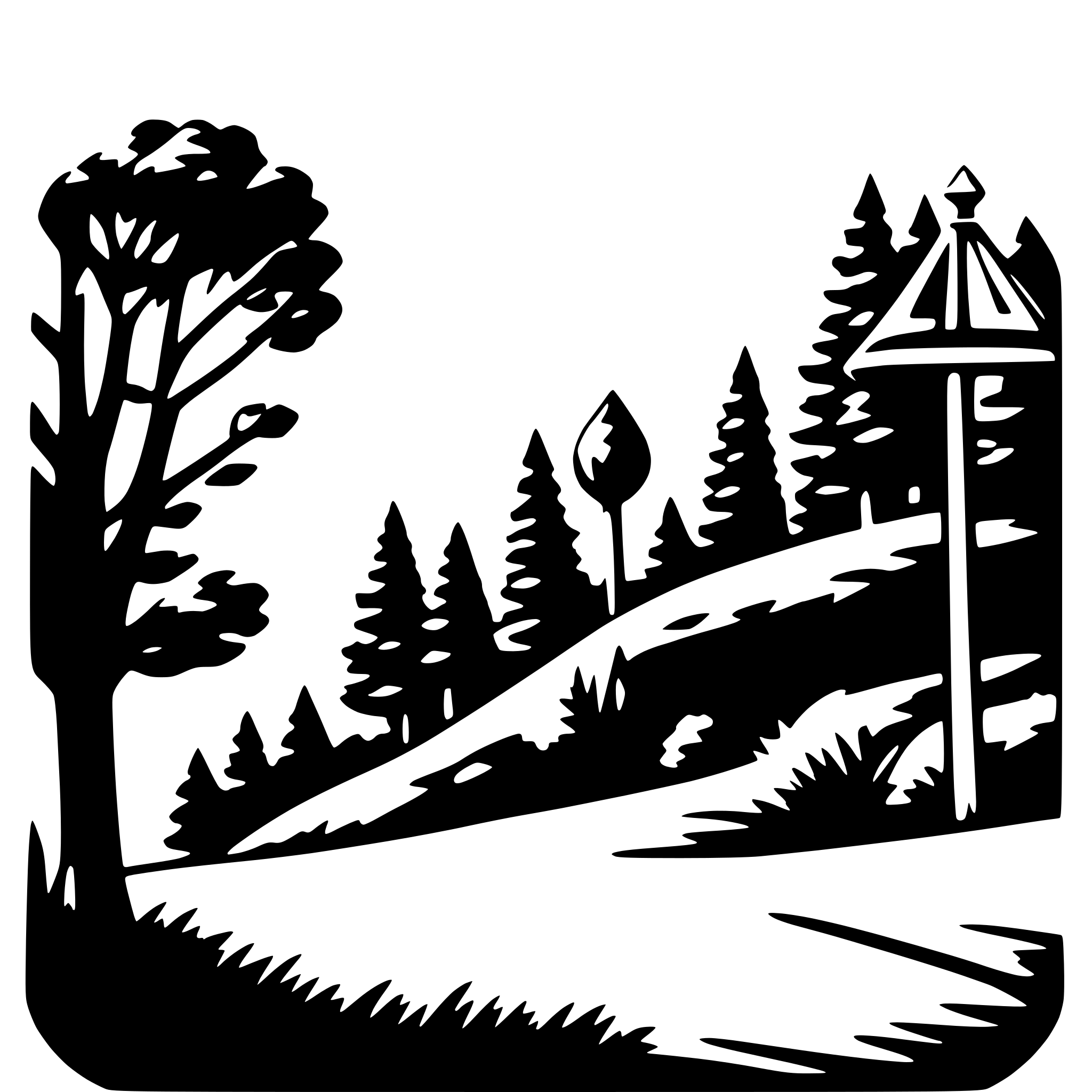 AI-generated SVG of a scenic overlook