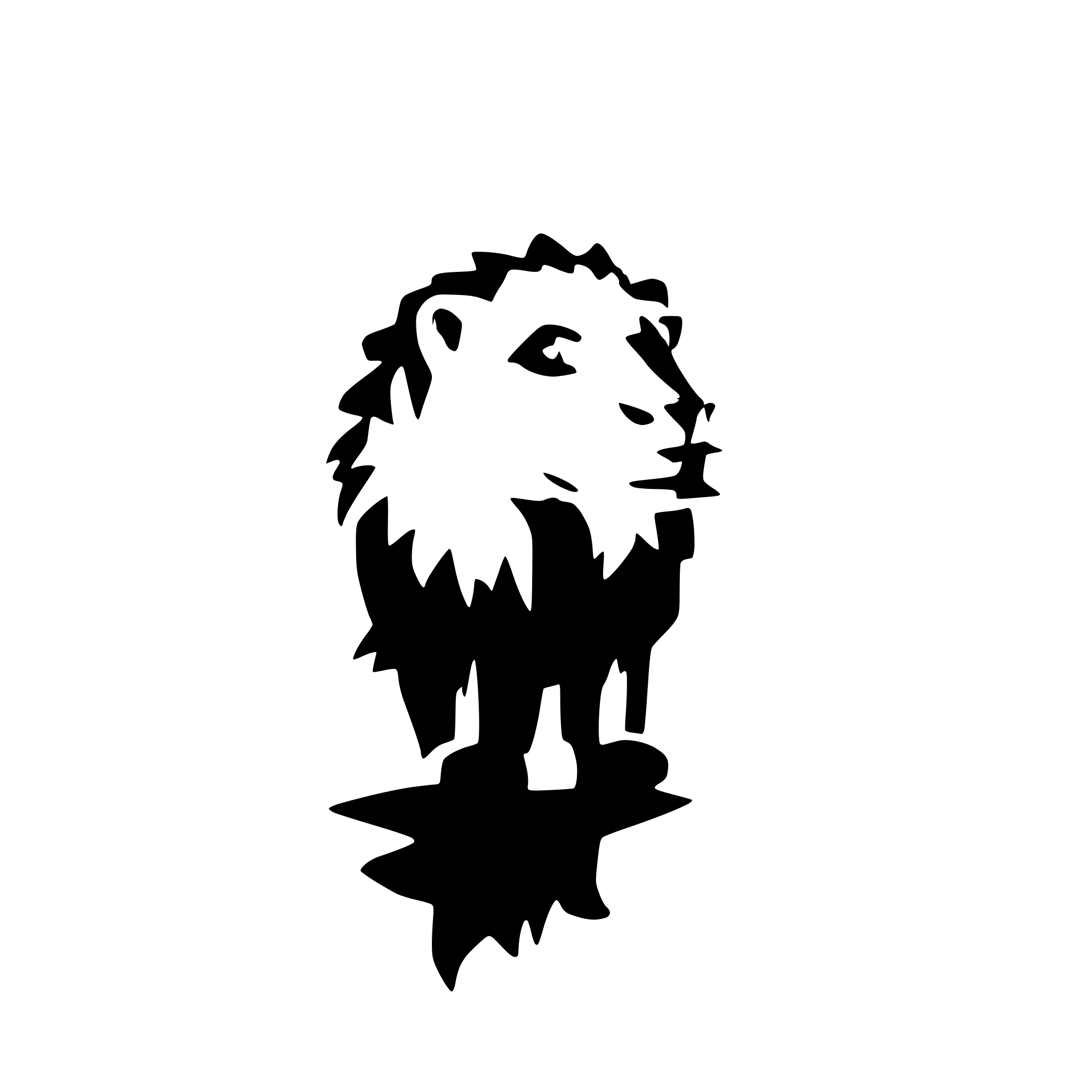 AI-generated SVG of a lion