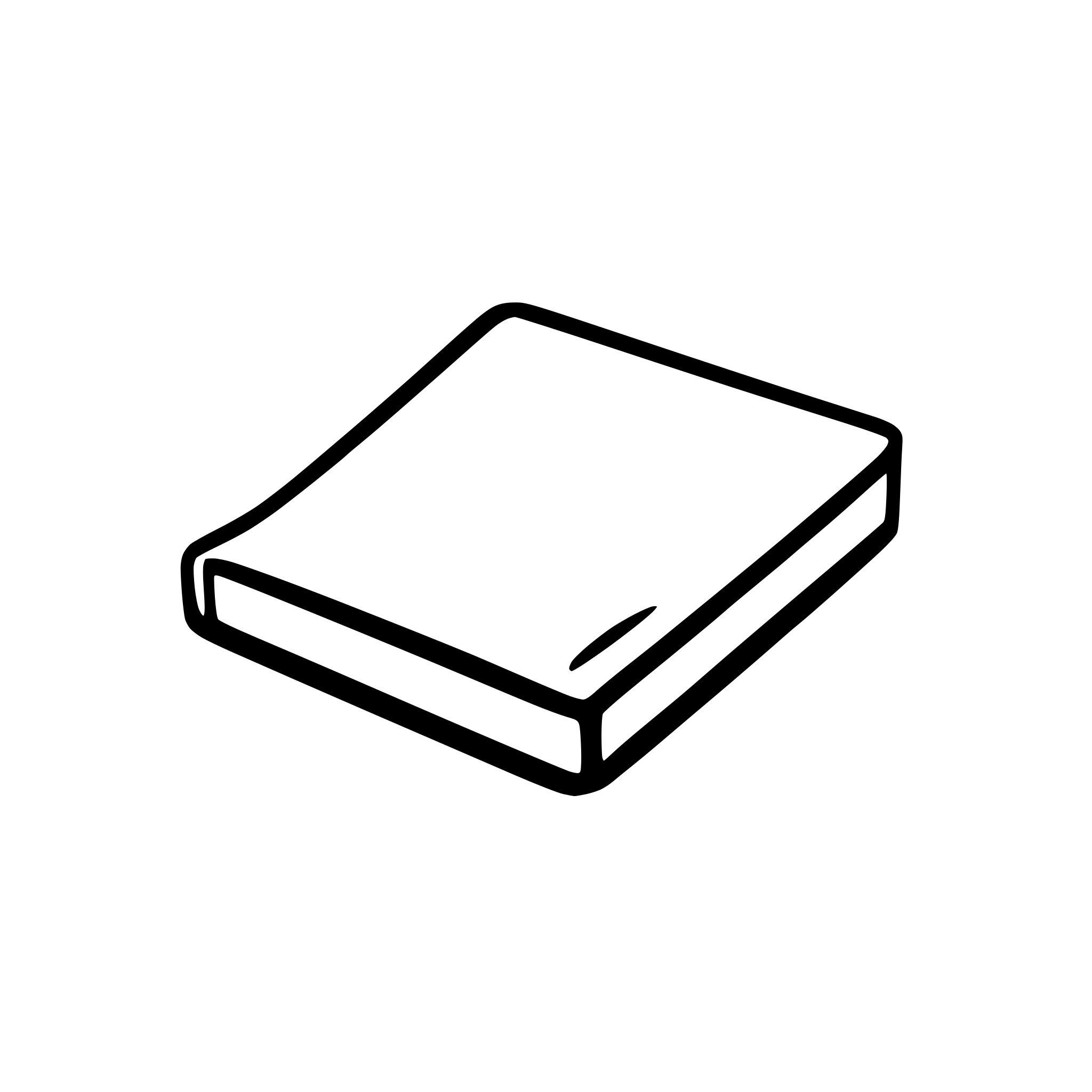AI-generated SVG of '2D grimdark opened book'