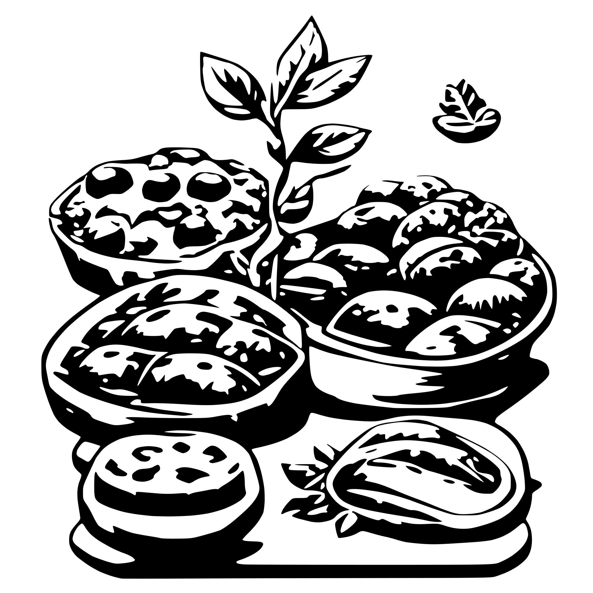 AI-generated SVG of 'make image based food web'