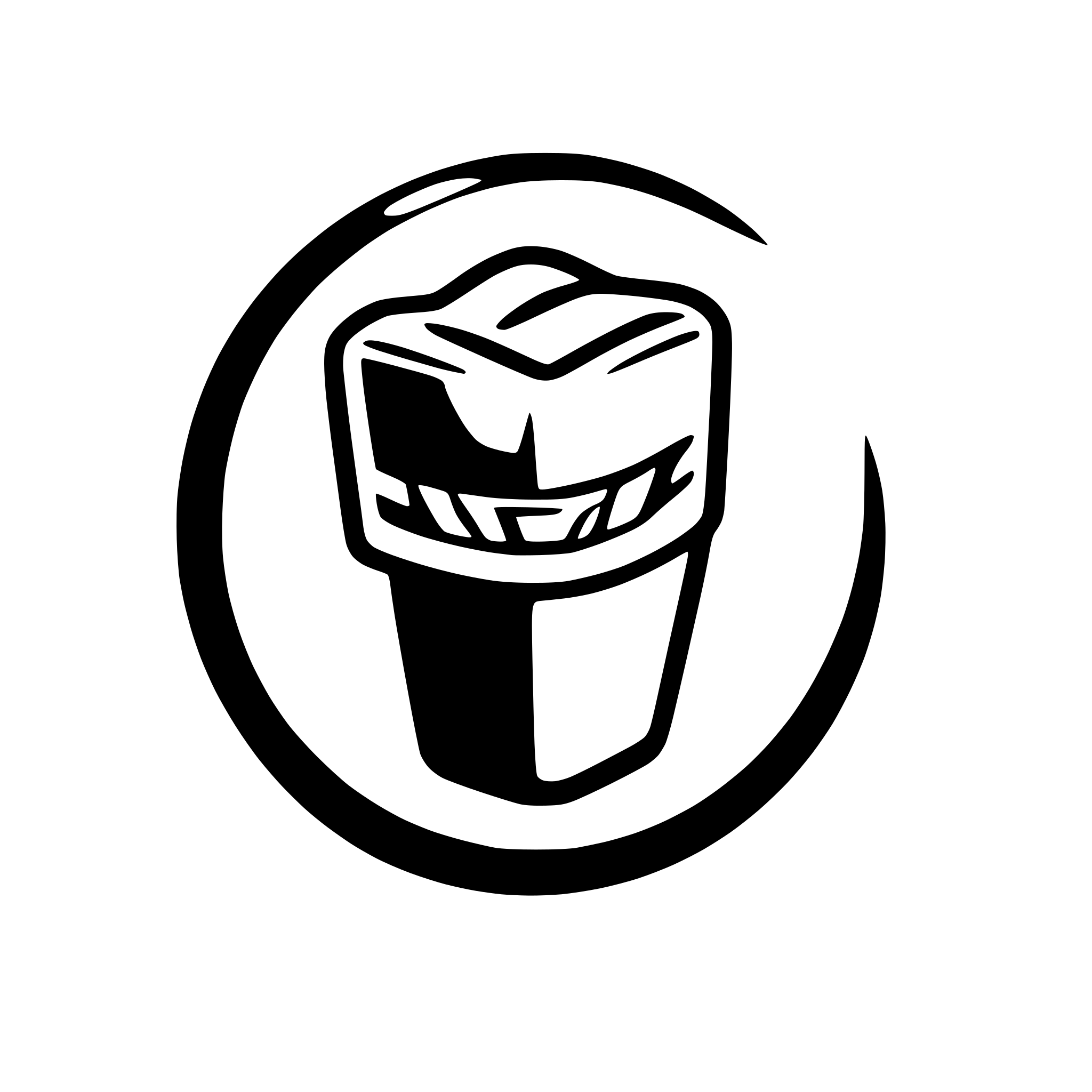 AI-generated SVG of a Dental icon - Crown and Bridges Fixing logo, only simple borders with blue lines