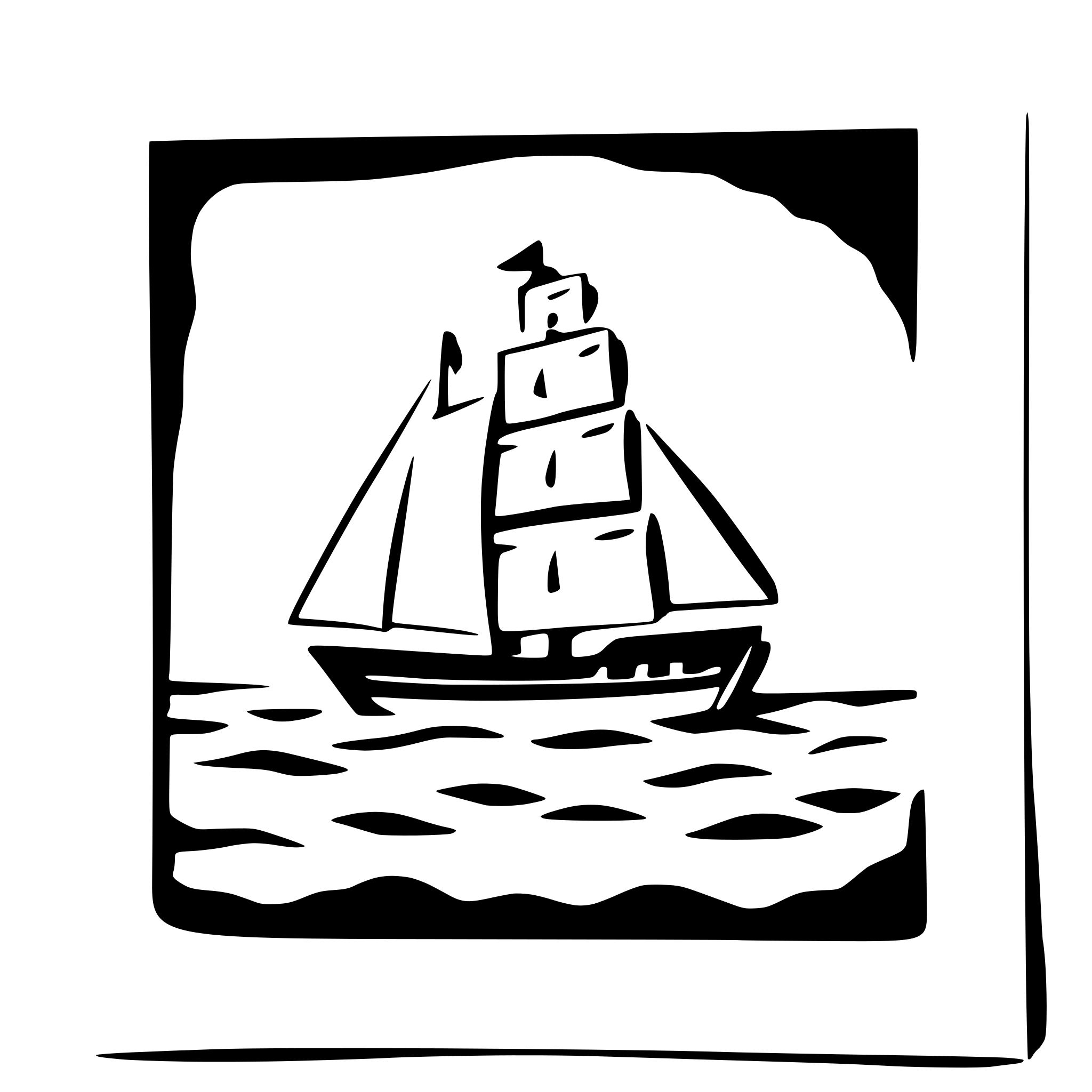 AI-generated SVG of a sailing ship on rough seas