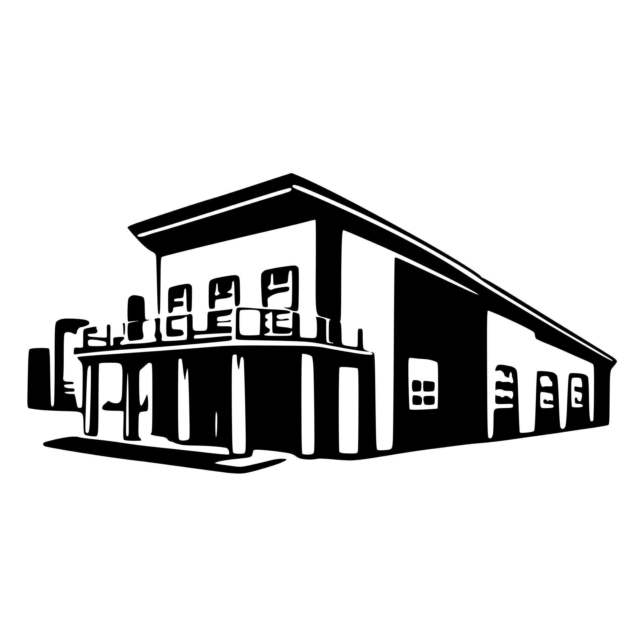 AI-generated SVG of a warehouse building