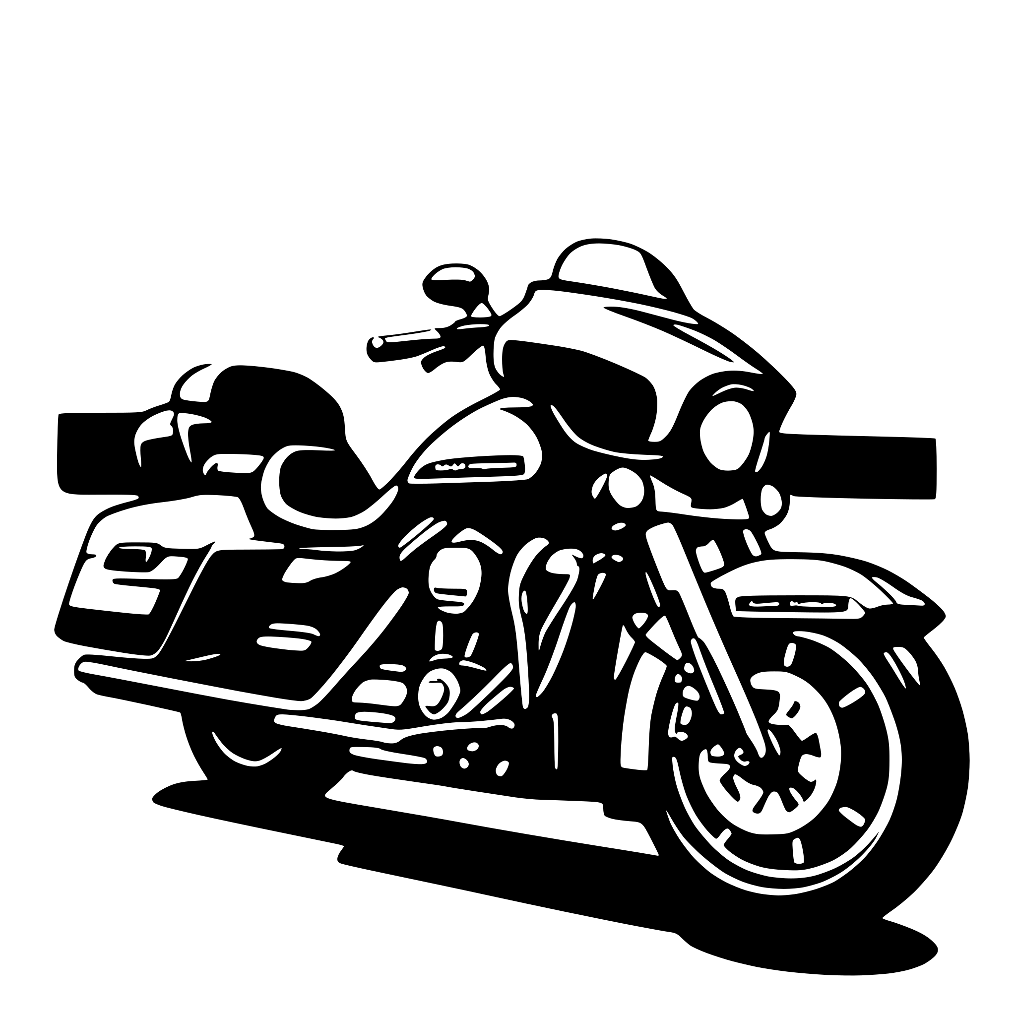 AI-generated SVG of 'harley davidson ultra limited'