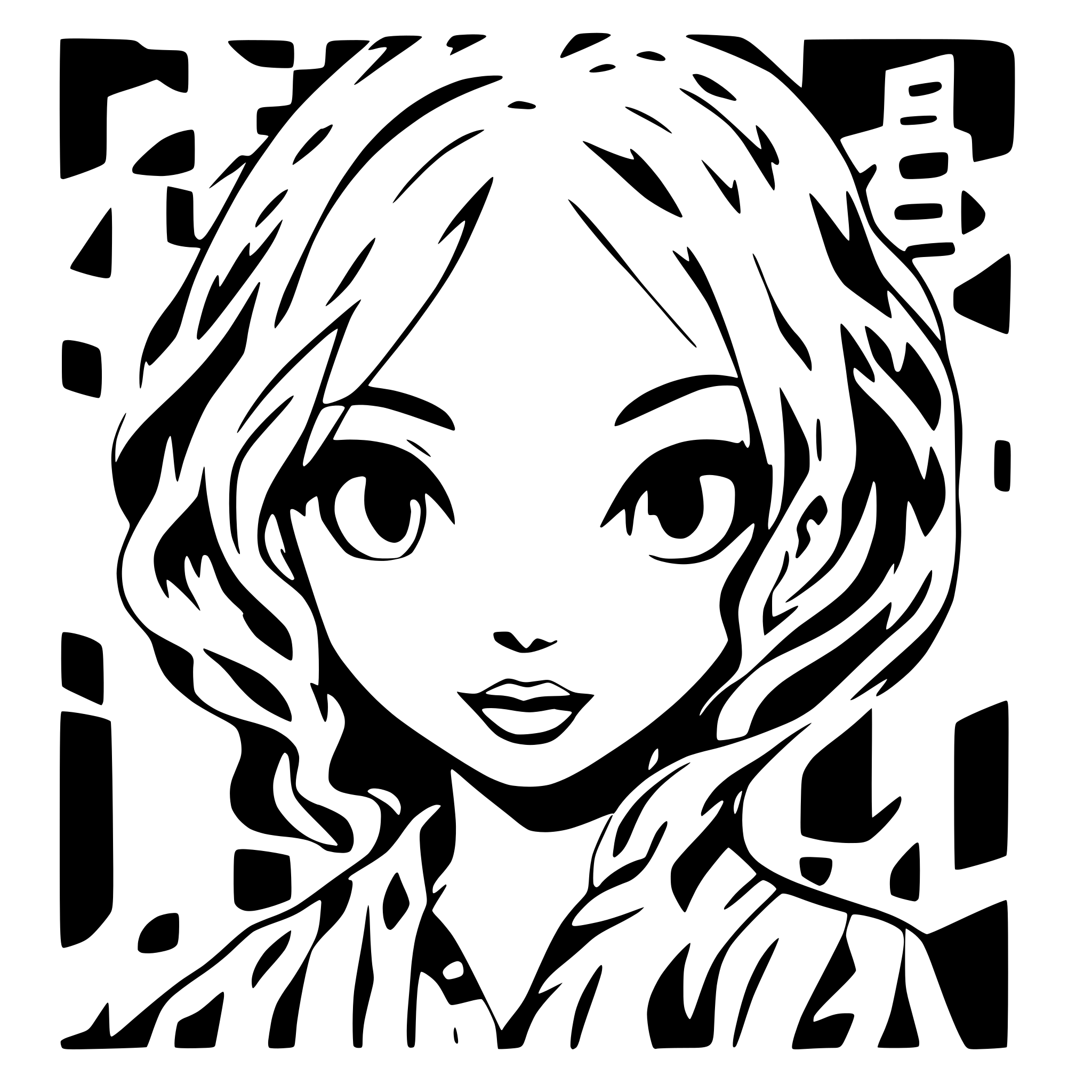 AI-generated SVG of a TEXT "ELDORIA"