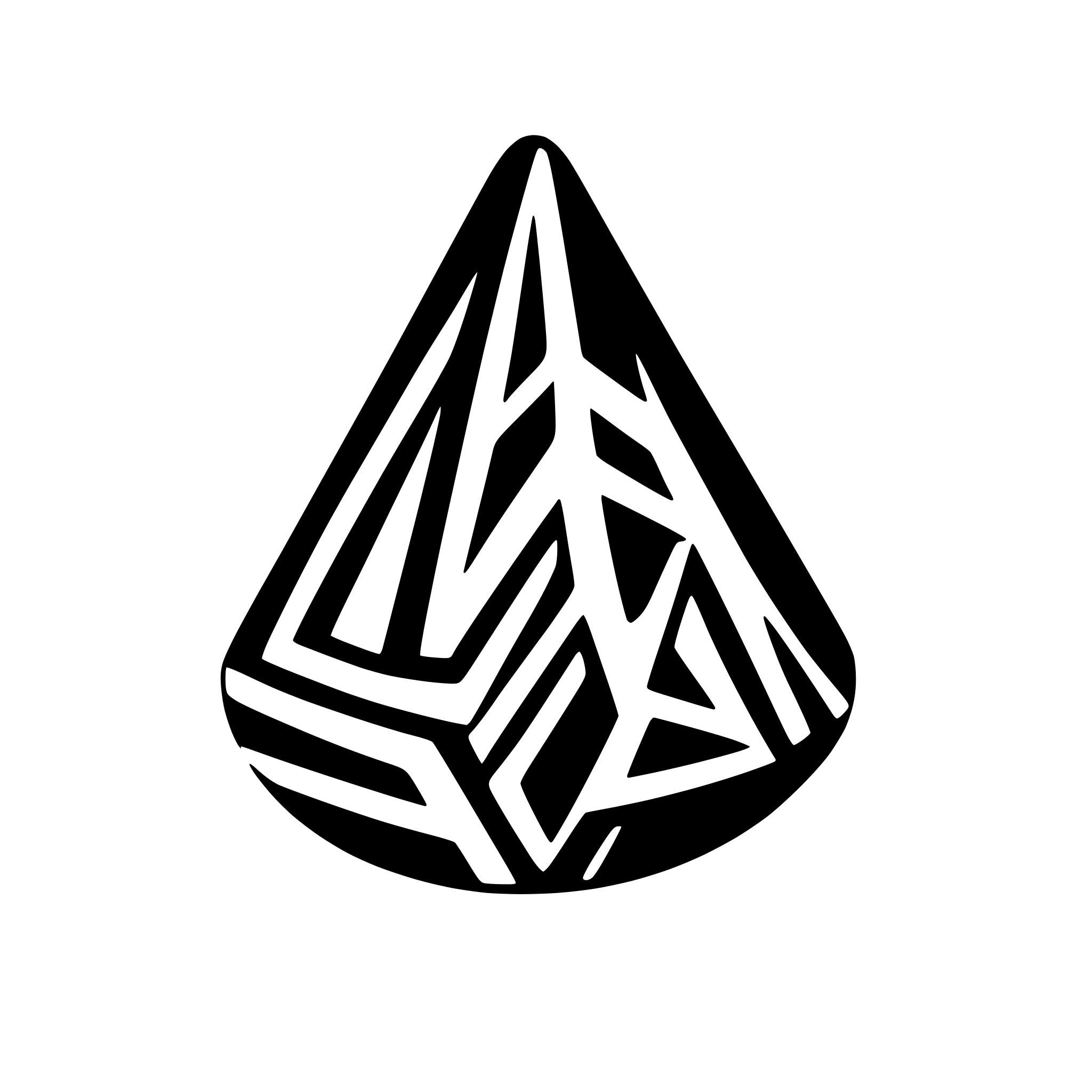 AI-generated SVG of a abstract tribal tattoo