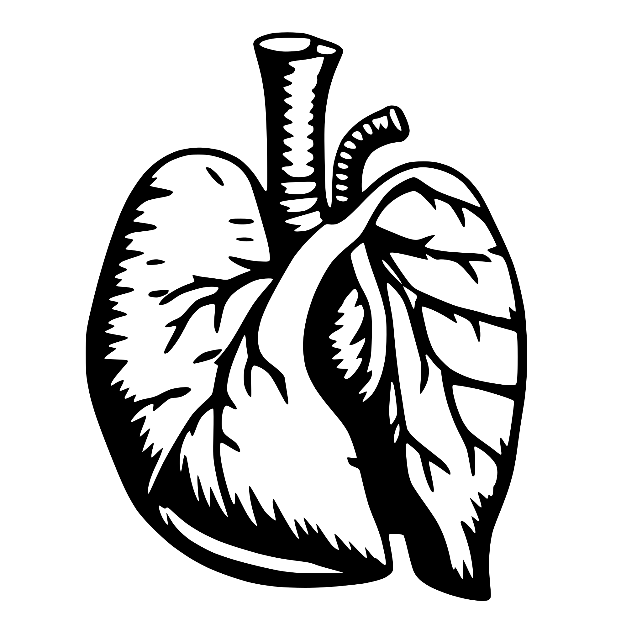 AI-generated SVG of 'lung anatomy'