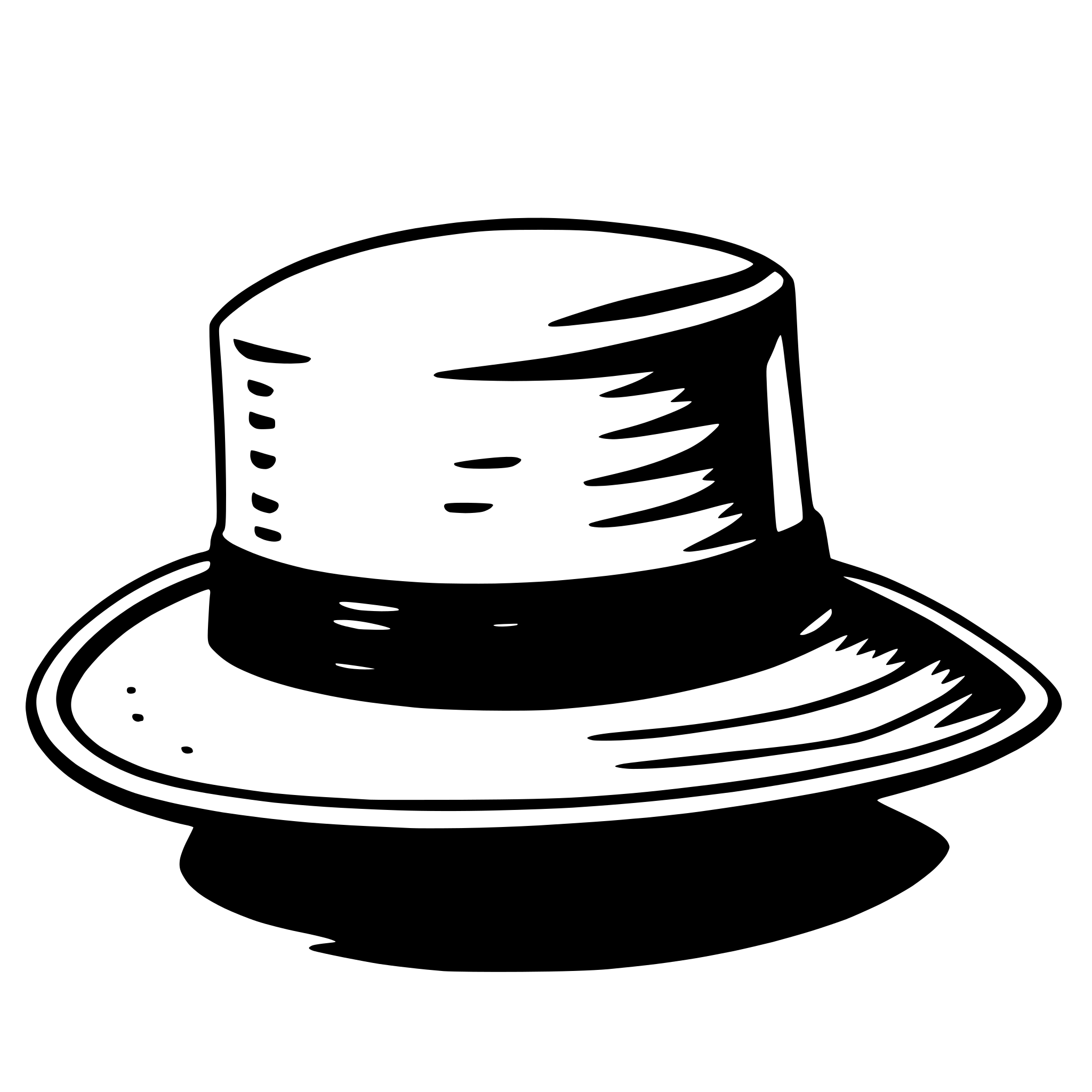 AI-generated SVG of 'sun hat'