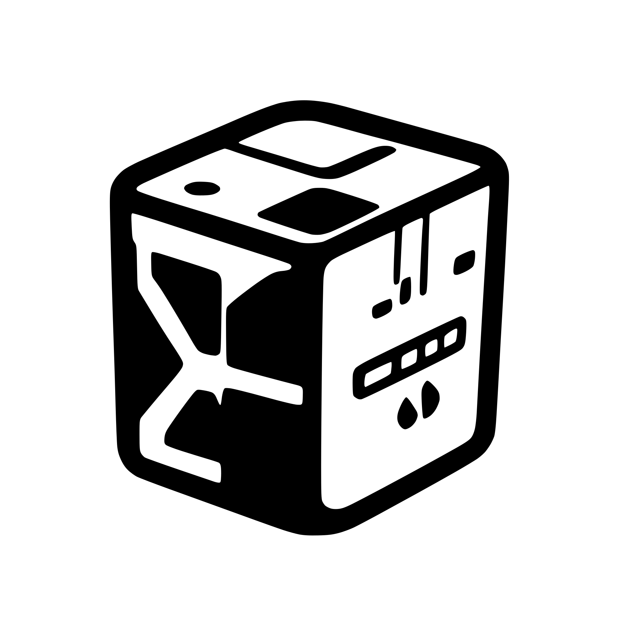 AI-generated SVG of a parcel terminal icon with cells