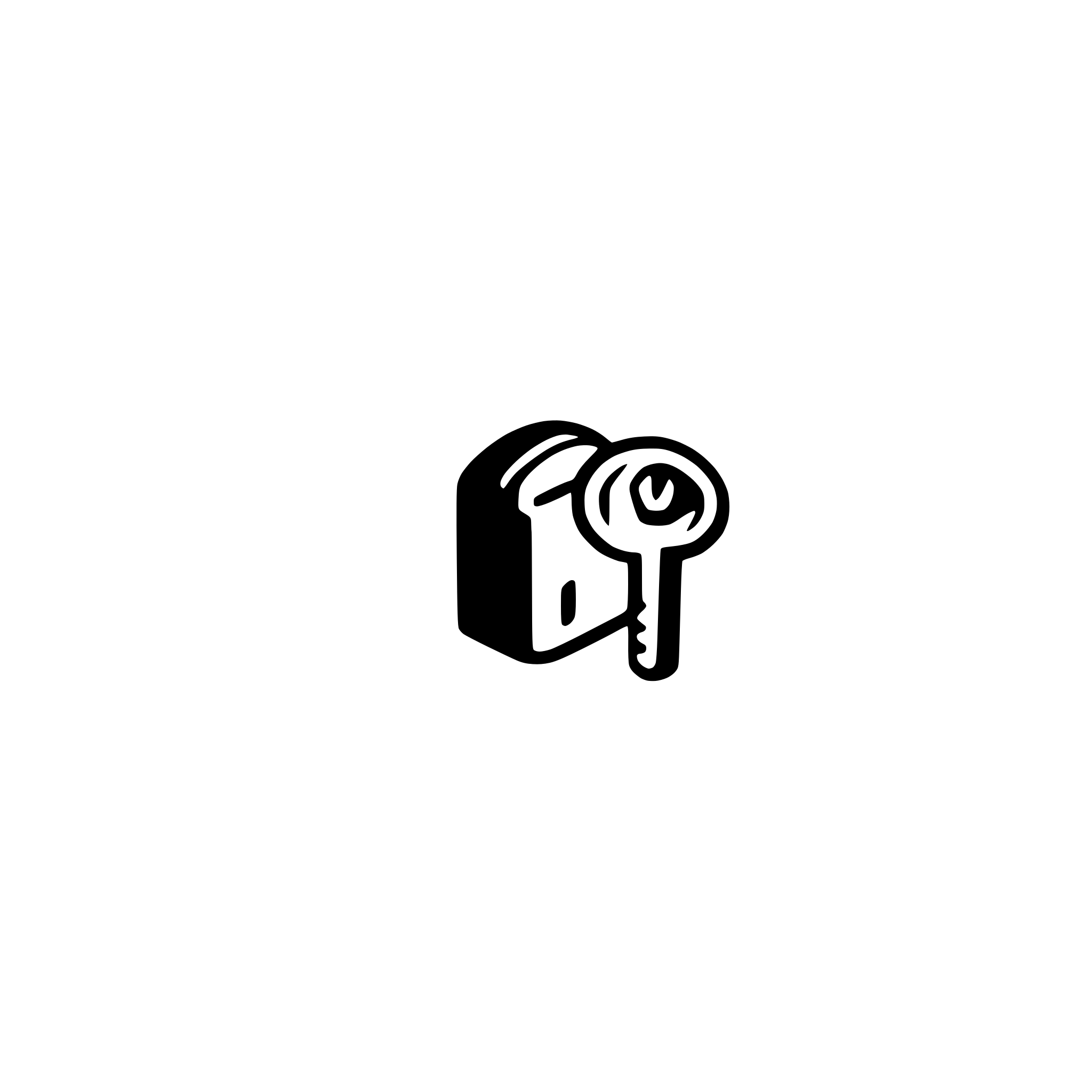 AI-generated SVG of a a key