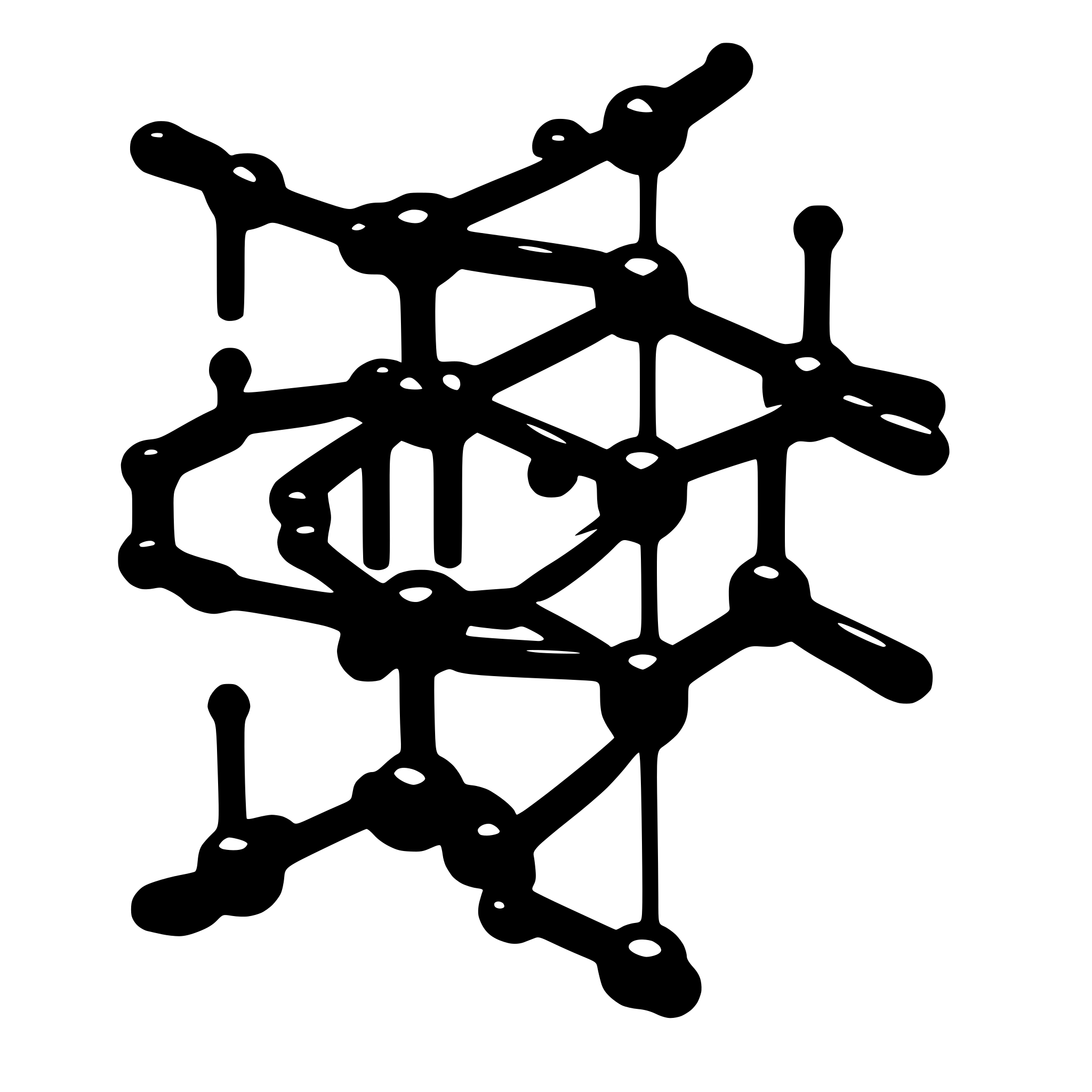 AI-generated SVG of a protein topoloy diagram