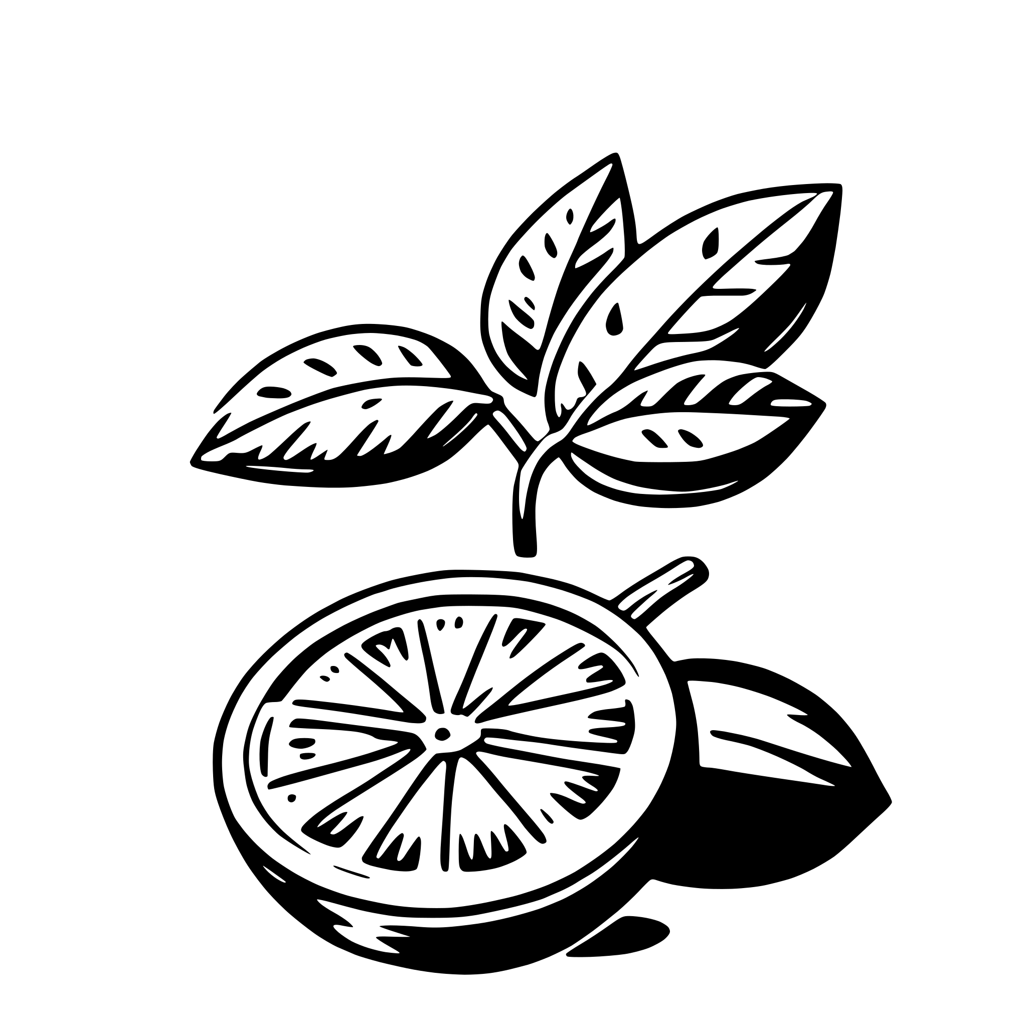 AI-generated SVG of 'lime'