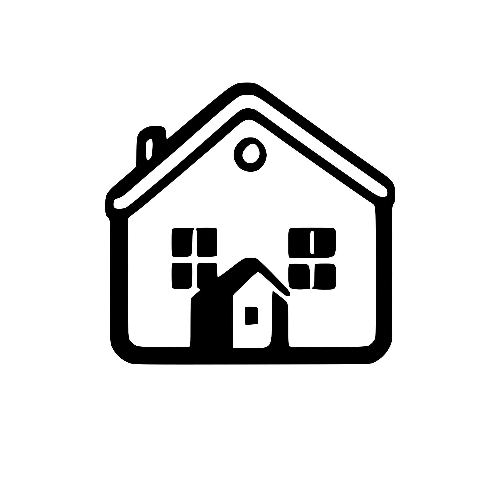 AI-generated SVG of a house
