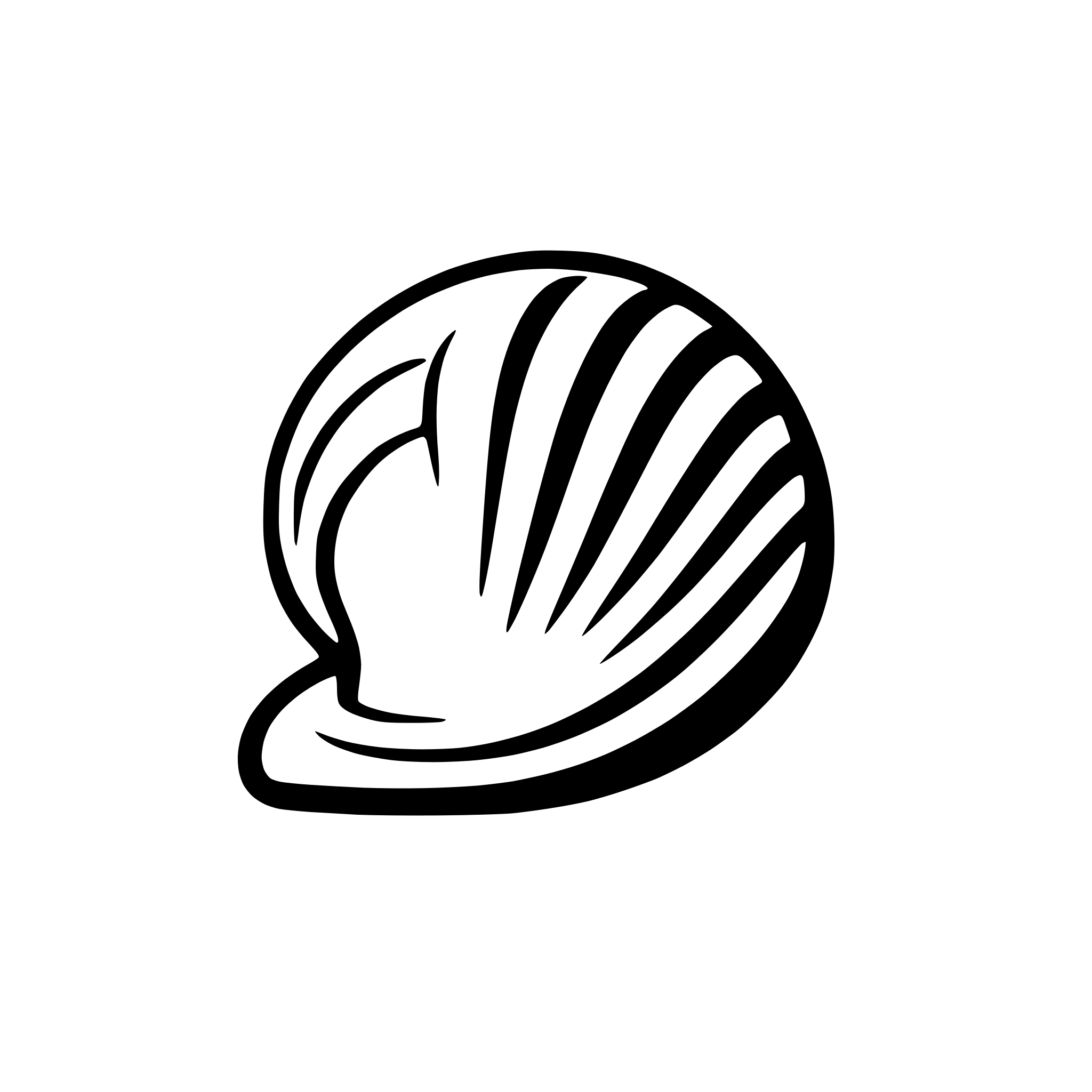 AI-generated SVG of 'abstract shell with spiral'