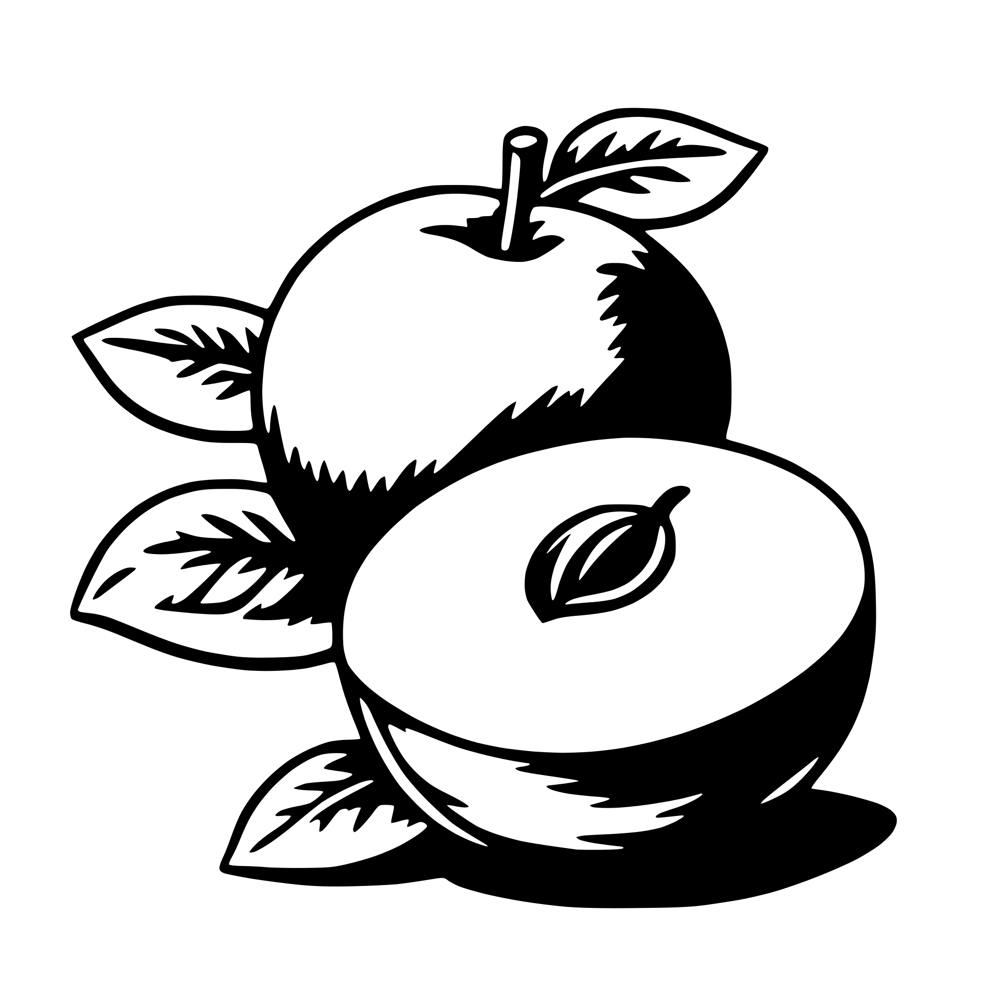 AI-generated SVG of 'peach'