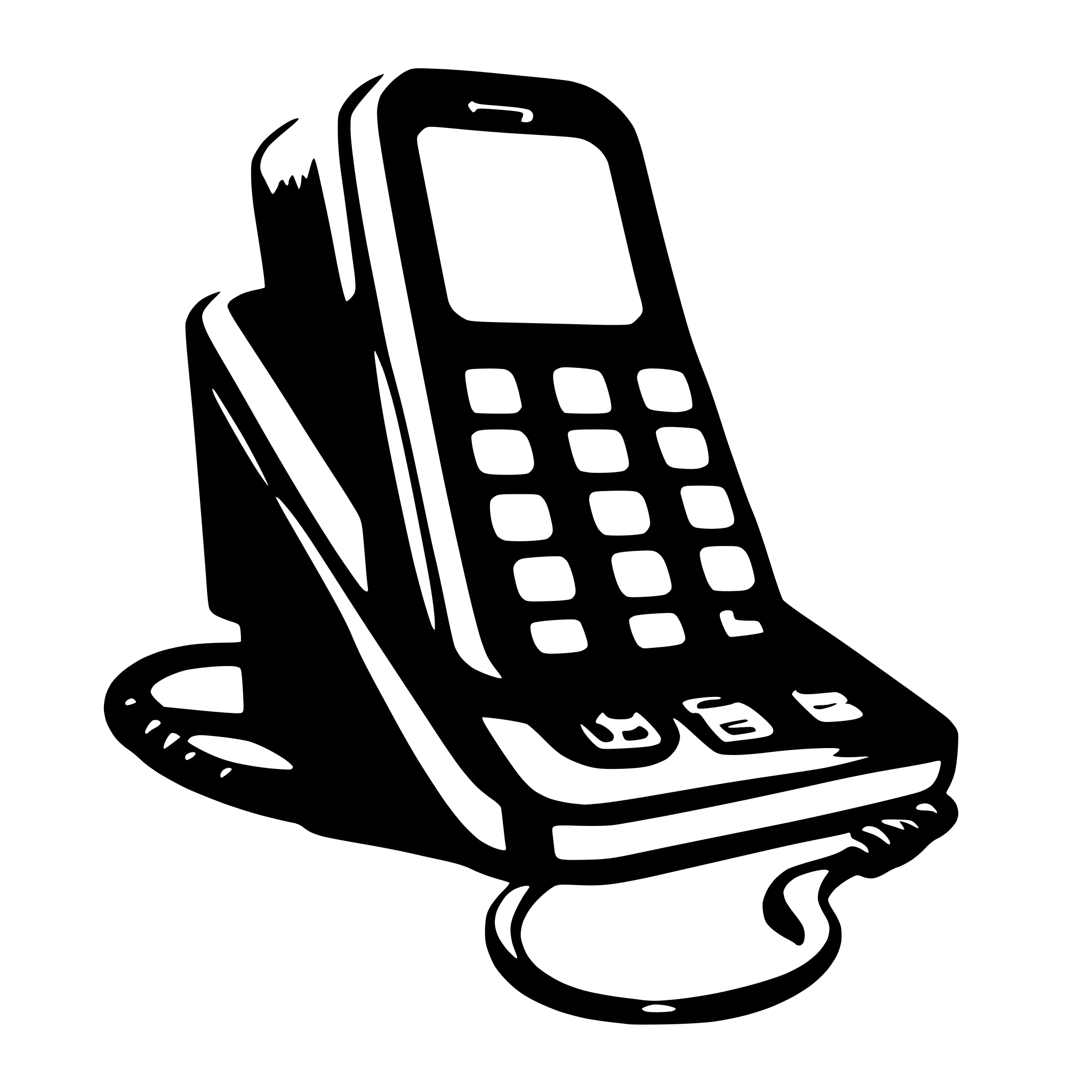 AI-generated SVG of 'phone'