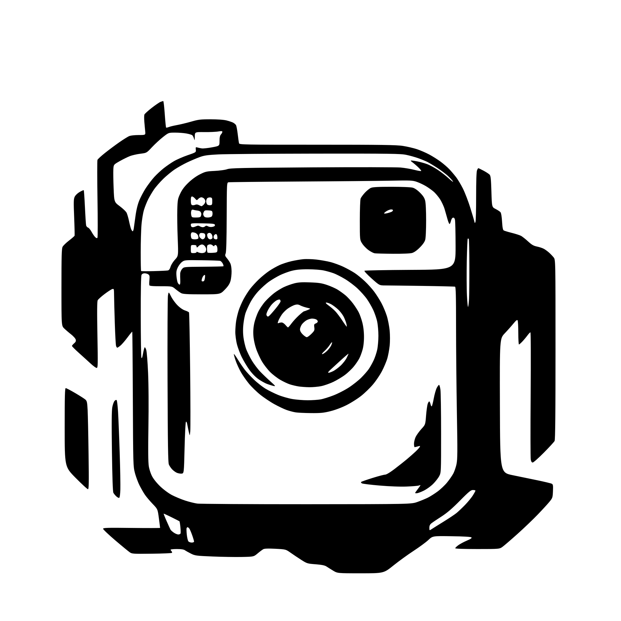AI-generated SVG of a instagram
