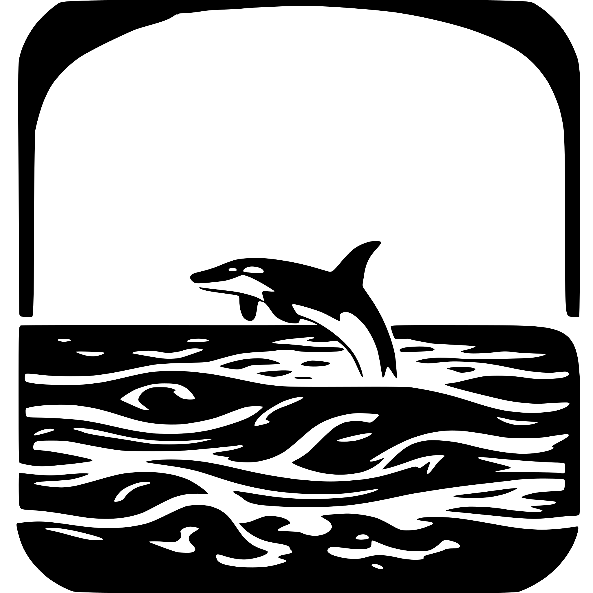 AI-generated SVG of 'Orca coast Salish art'
