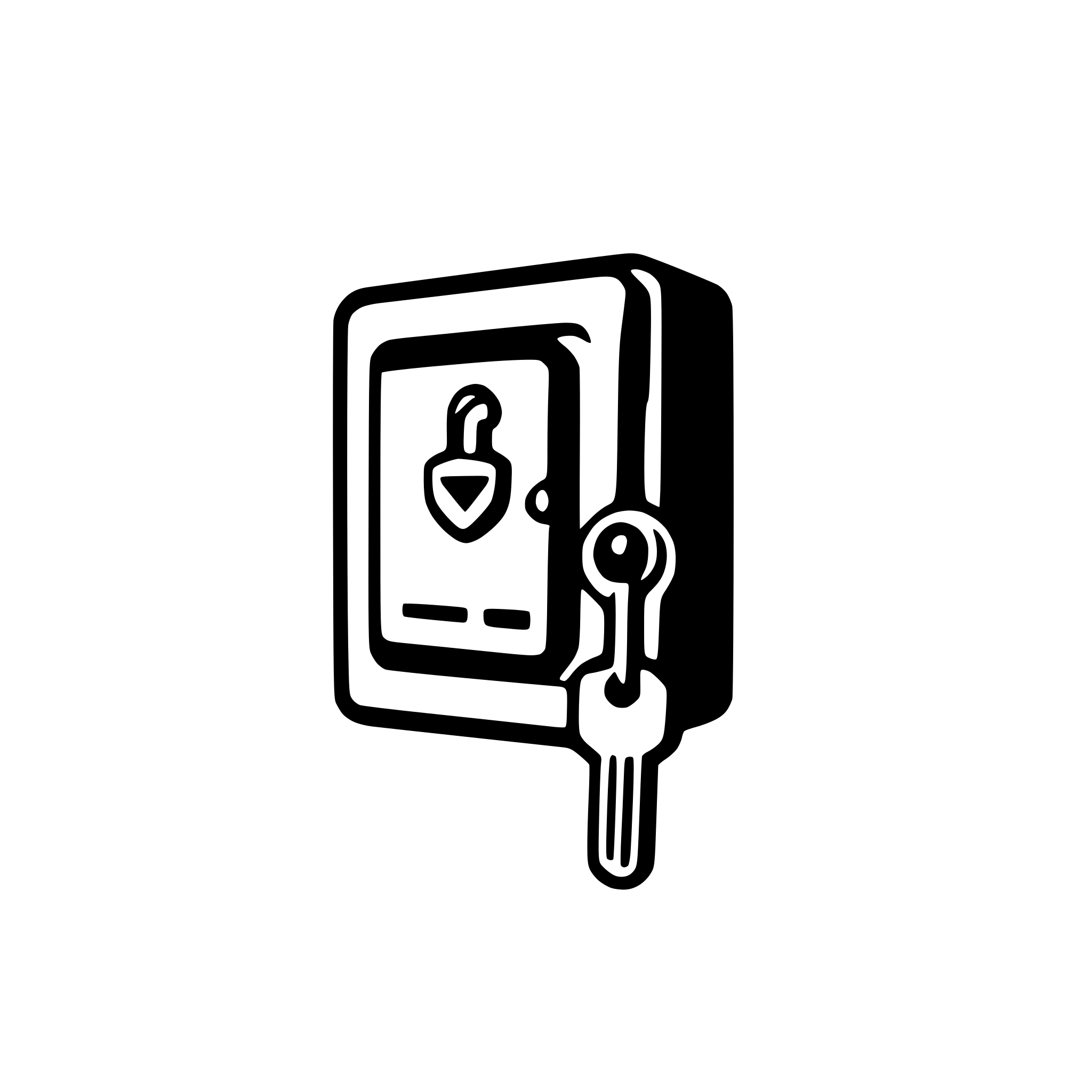 AI-generated SVG of a key unlocking a safe
