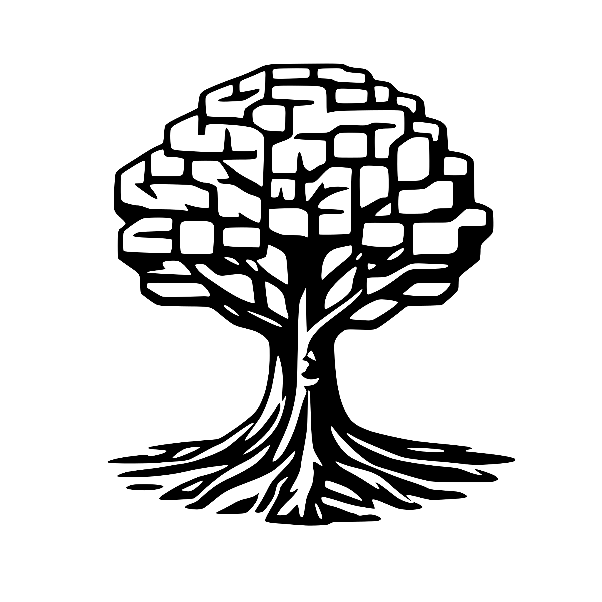 AI-generated SVG of a ai tree accelator