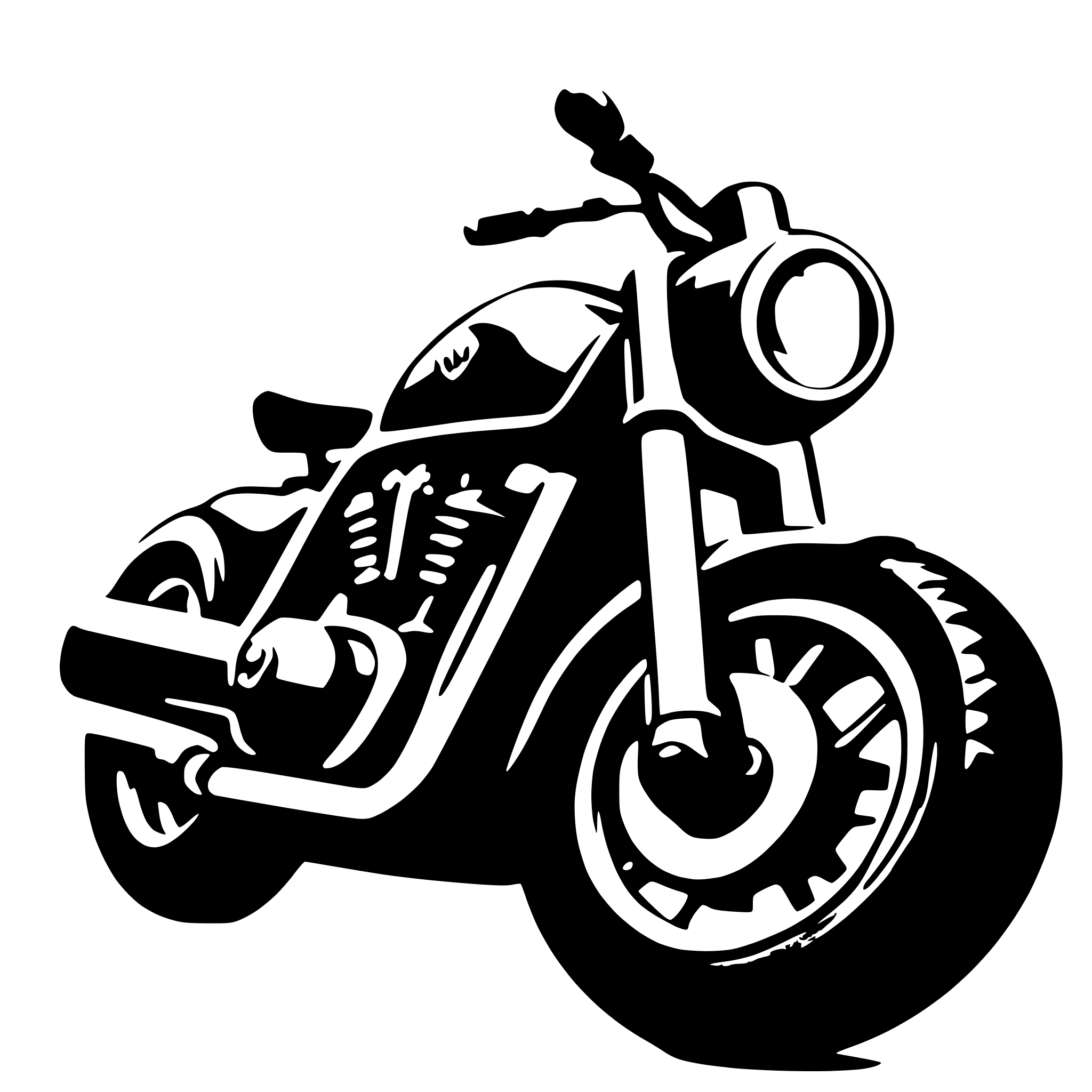 AI-generated SVG of 'MOTO PARTS PLUS'