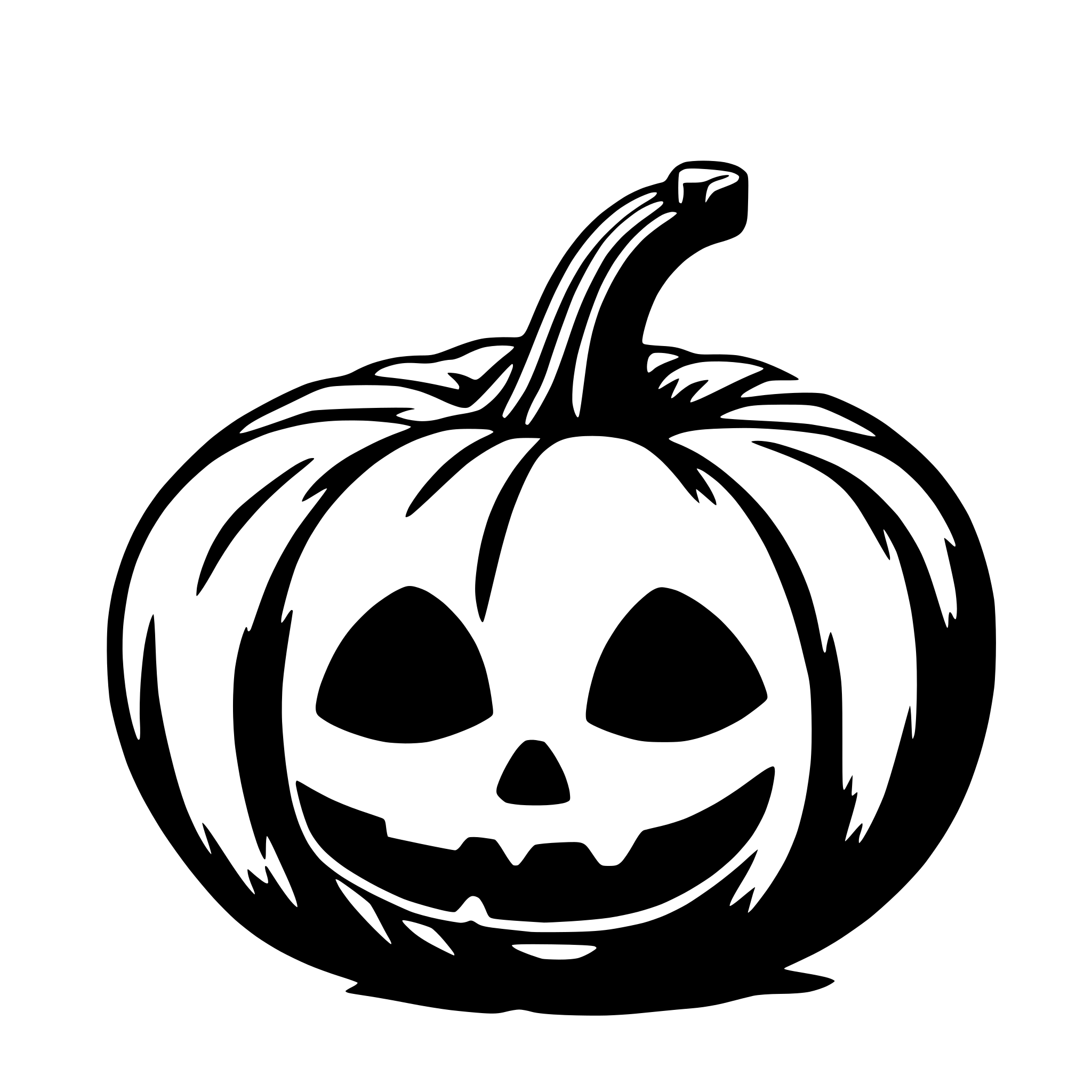 AI-generated SVG of 'Halloweenpumpkin'