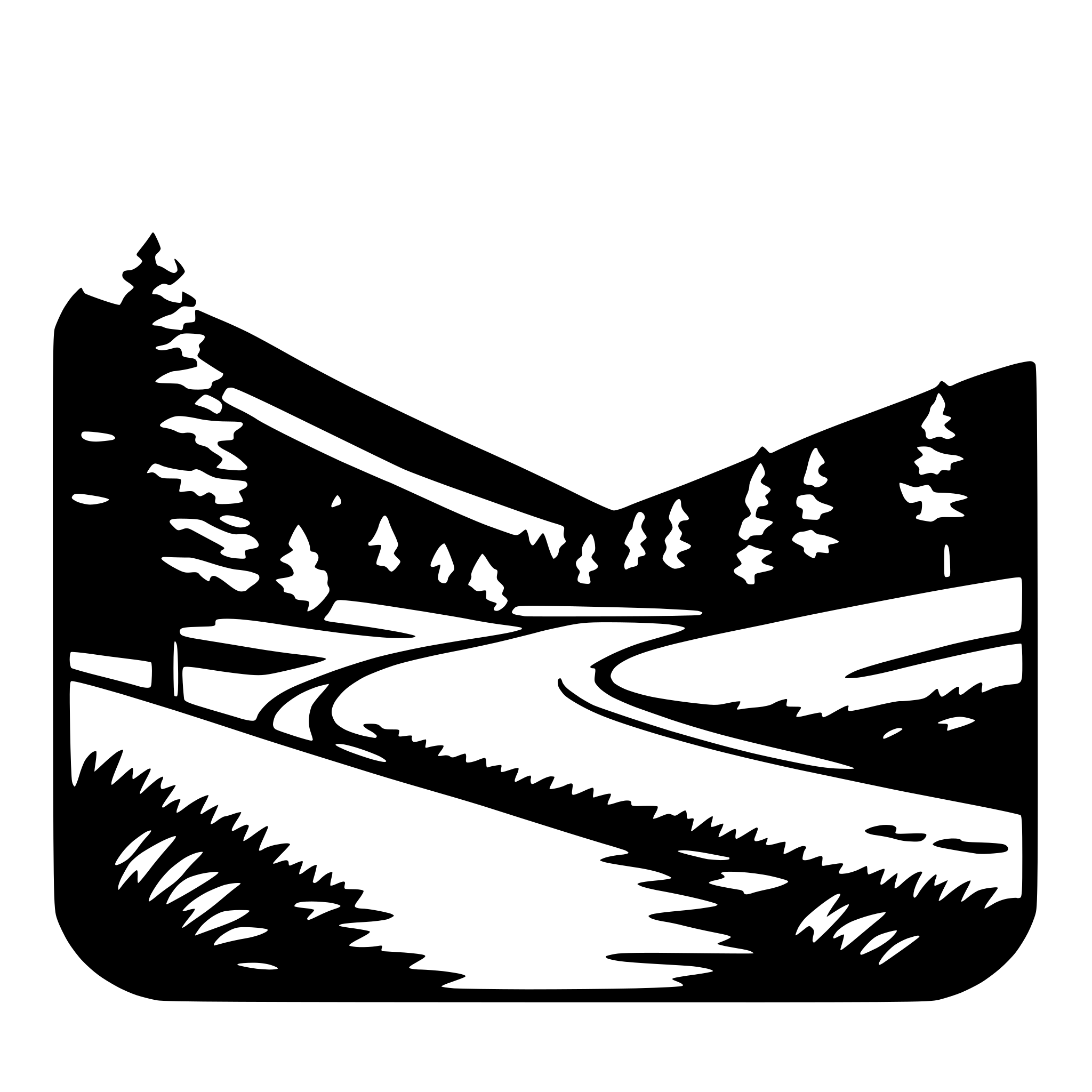 AI-generated SVG of 'mountain vistas'