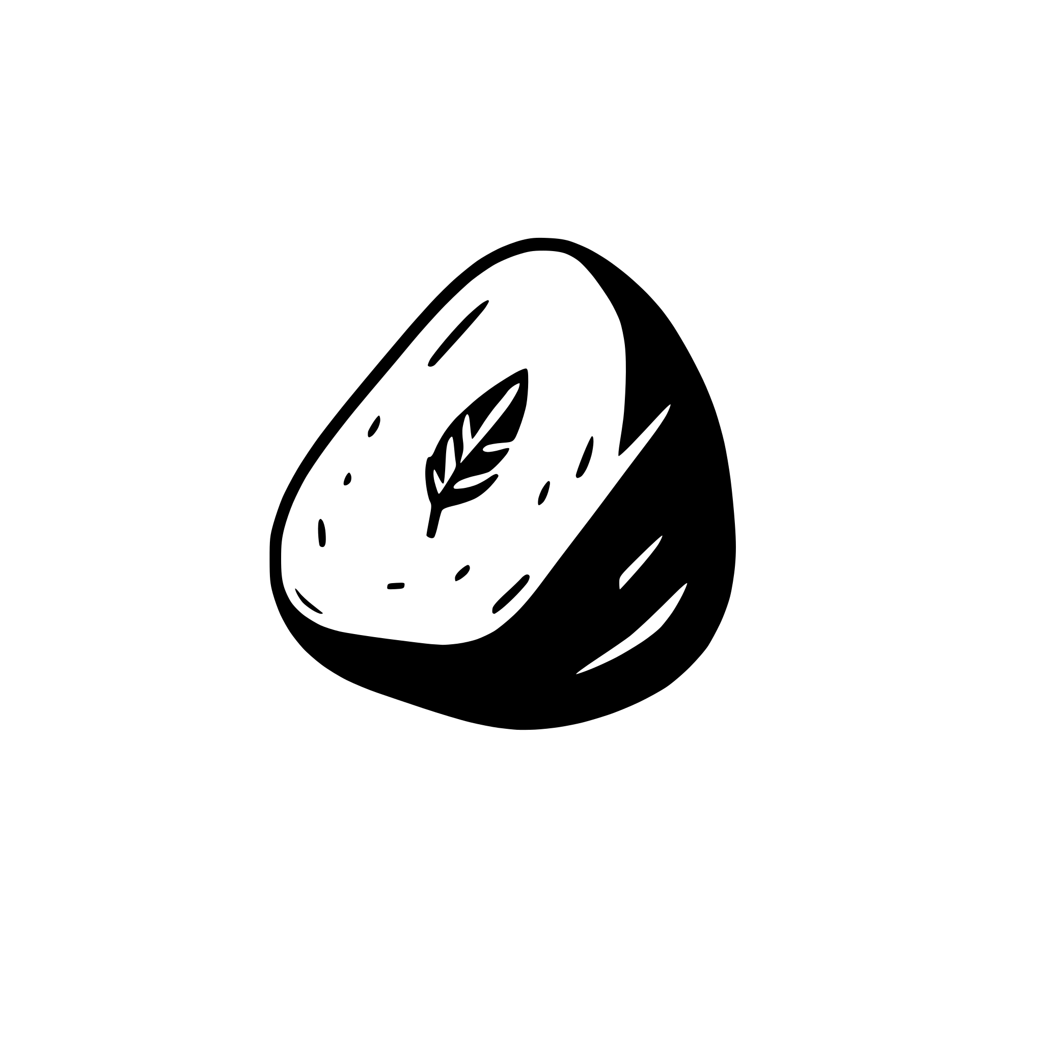AI-generated SVG of a Pen writing on a boulder