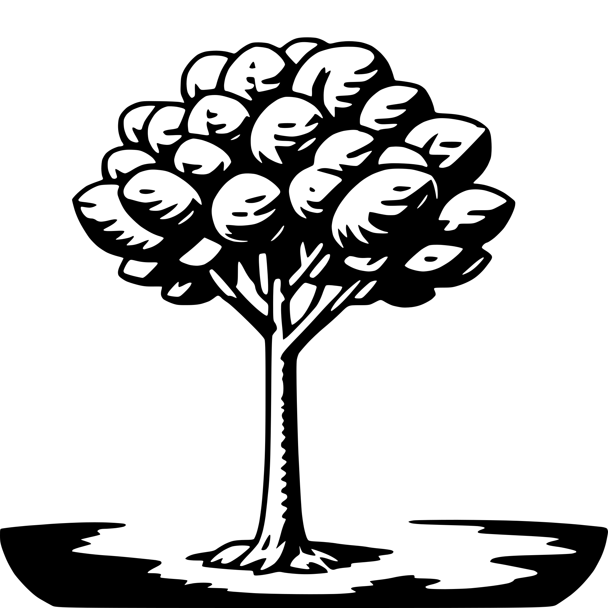 AI-generated SVG of 'orange tree'