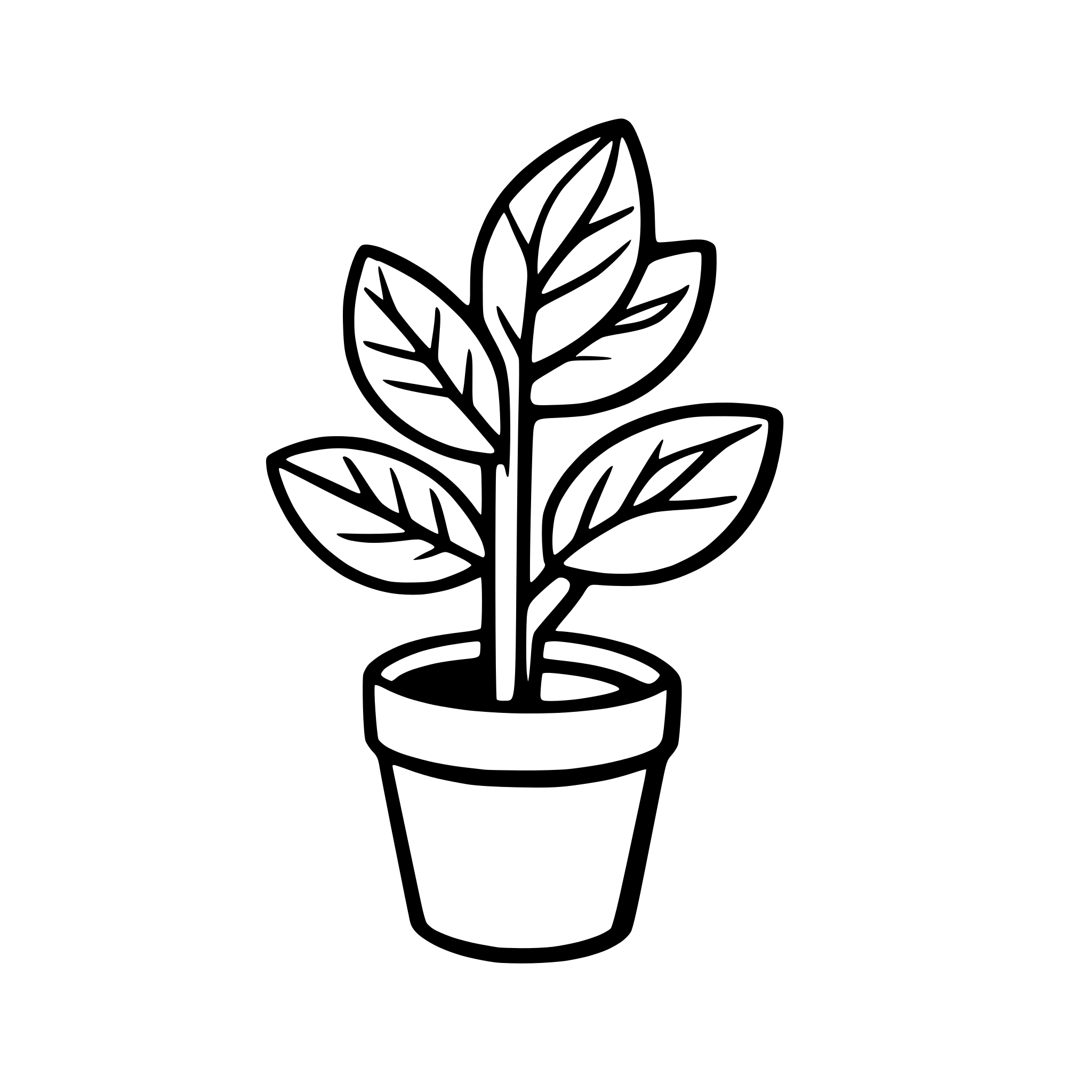 AI-generated SVG of a plant icon