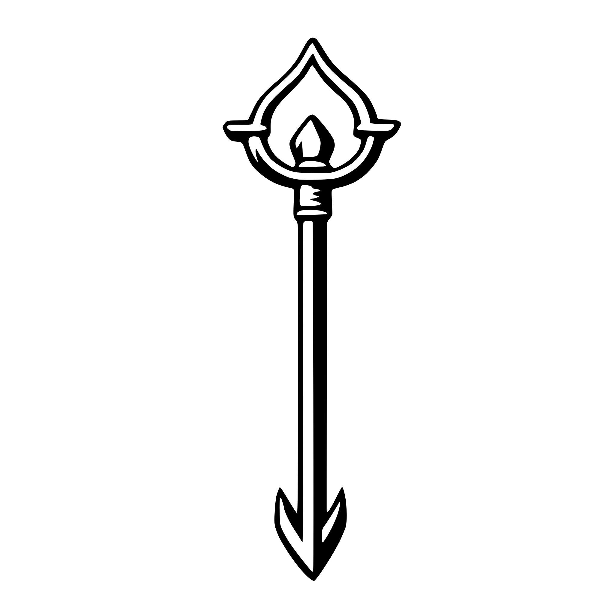 AI-generated SVG of a hairpin