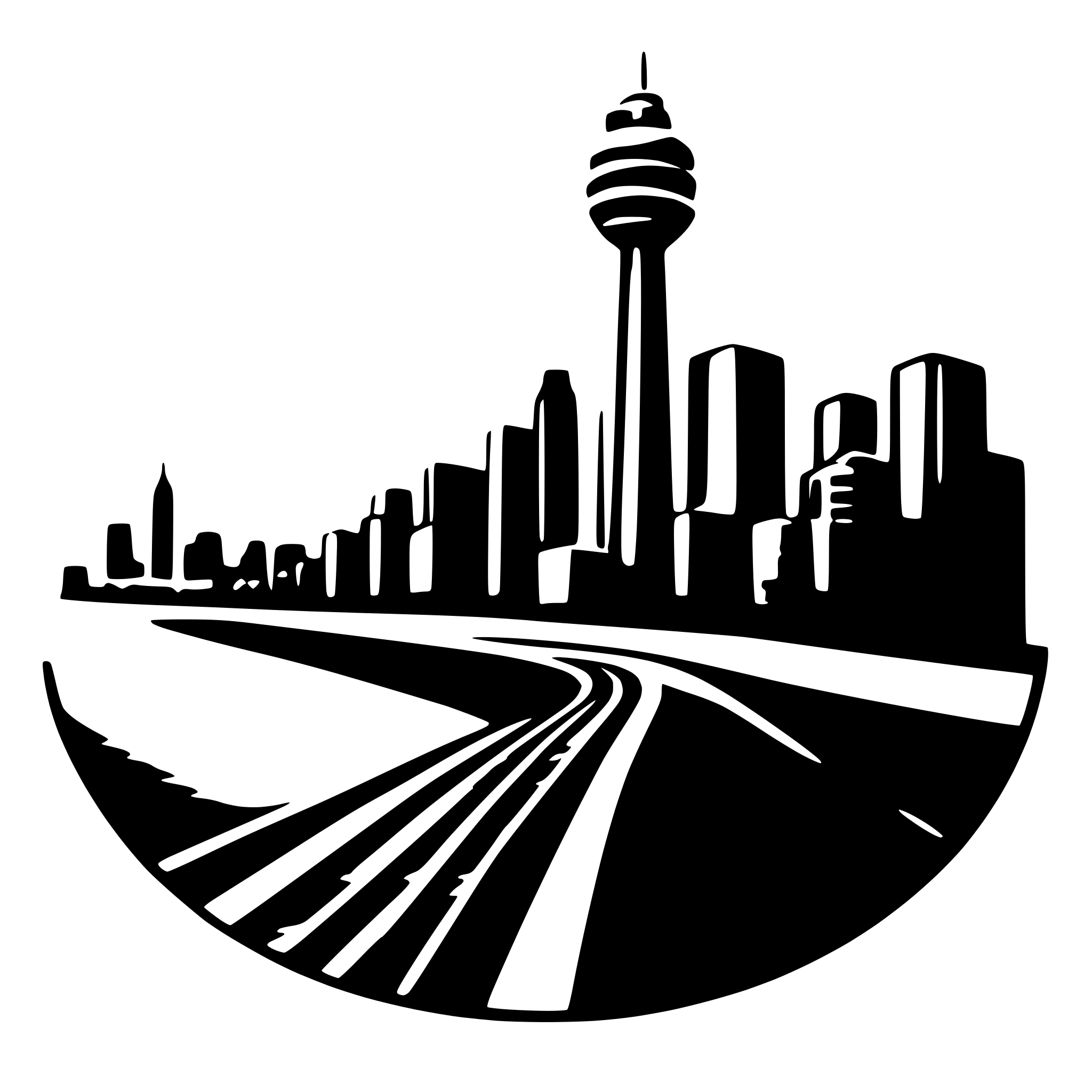 AI-generated SVG of 'California to NY'
