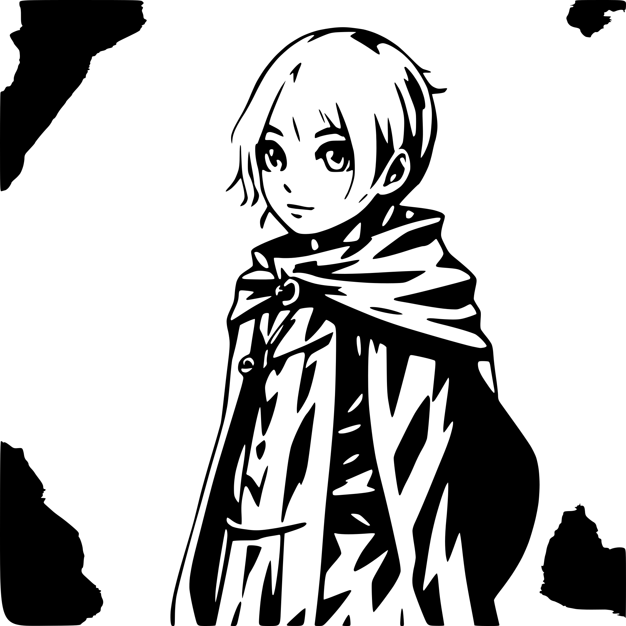 AI-generated SVG of a Young archmage boy who look straight, full body