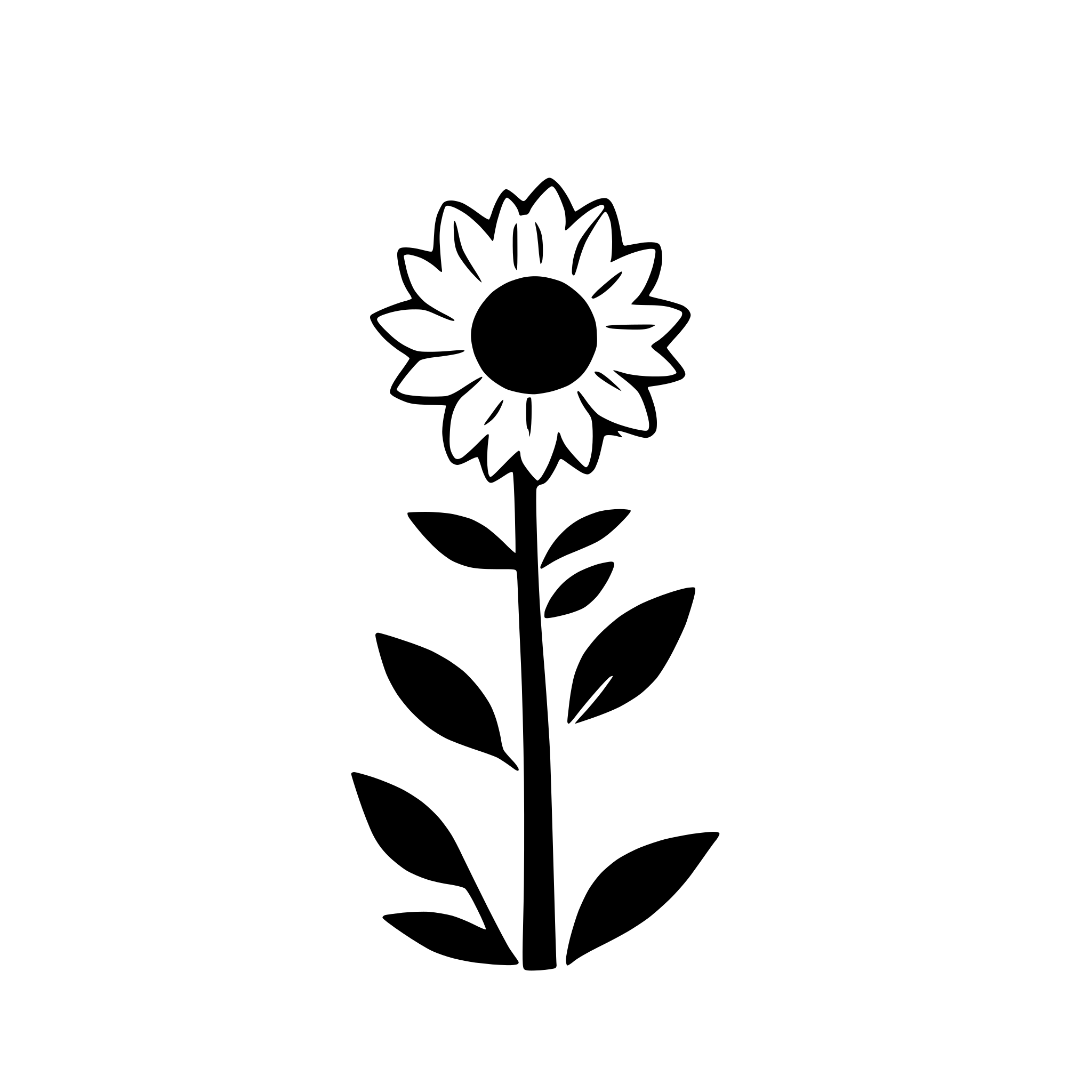 AI-generated SVG of 'sunflower field under blue sky'