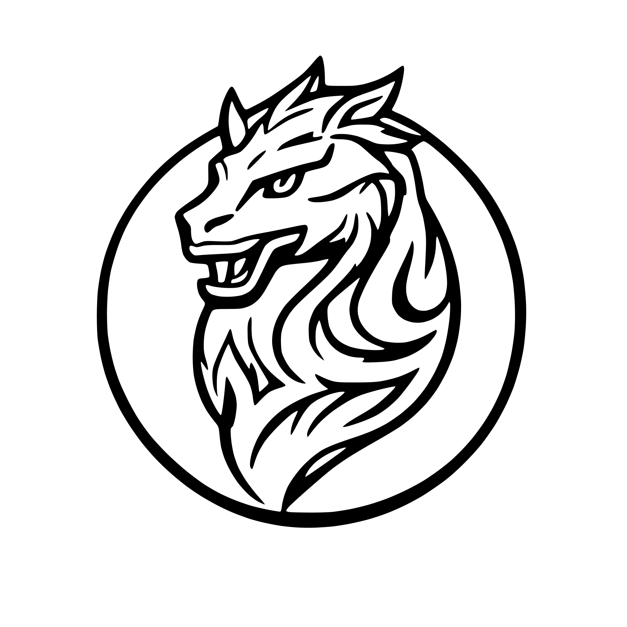 AI-generated SVG of a A Mythological creature that is a blend of a dragon and a puma