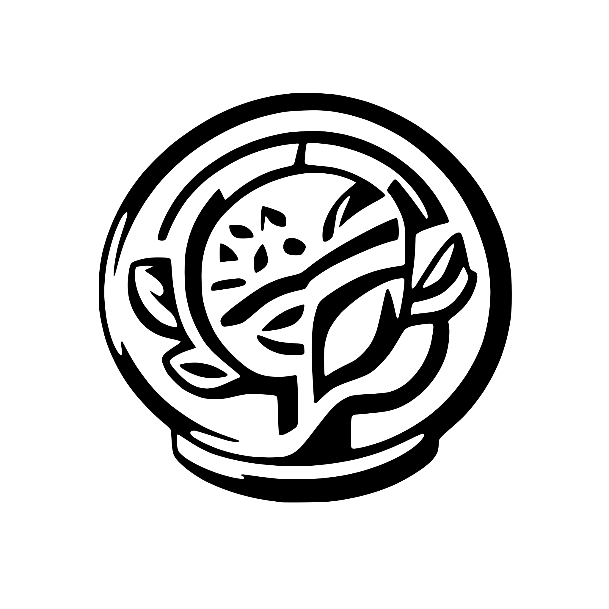AI-generated SVG of a brilliant ideas for icon logo for my website in black and white that match the name QuarkGen