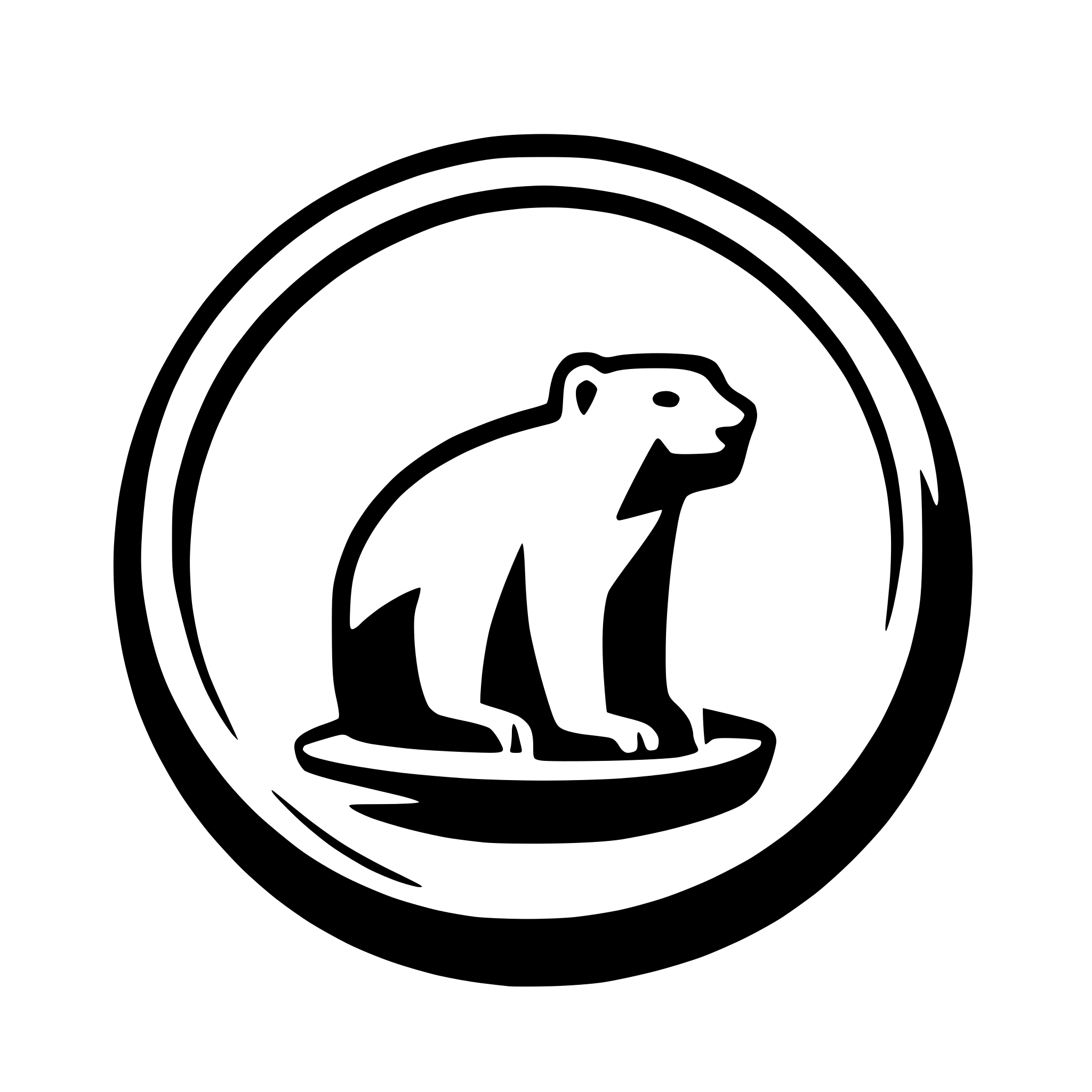 AI-generated SVG of 'polar bear logo'