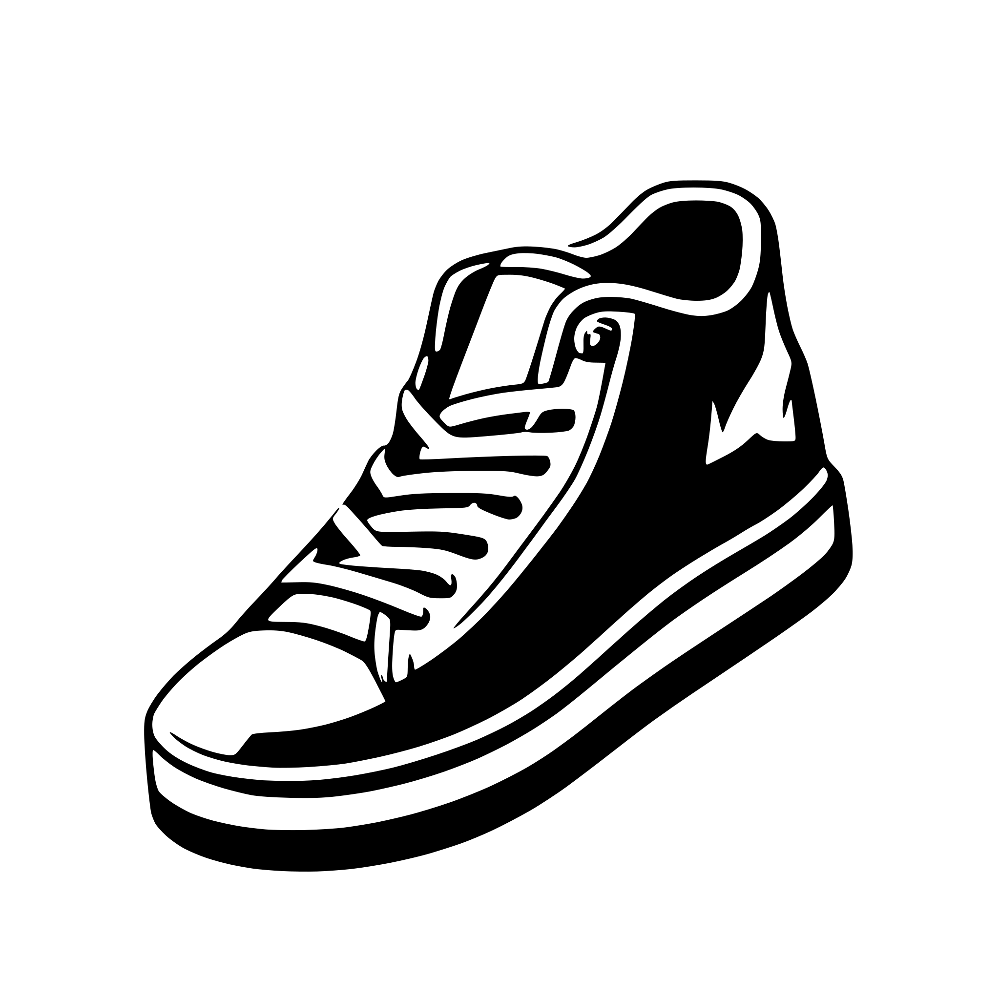 AI-generated SVG of a sneakers