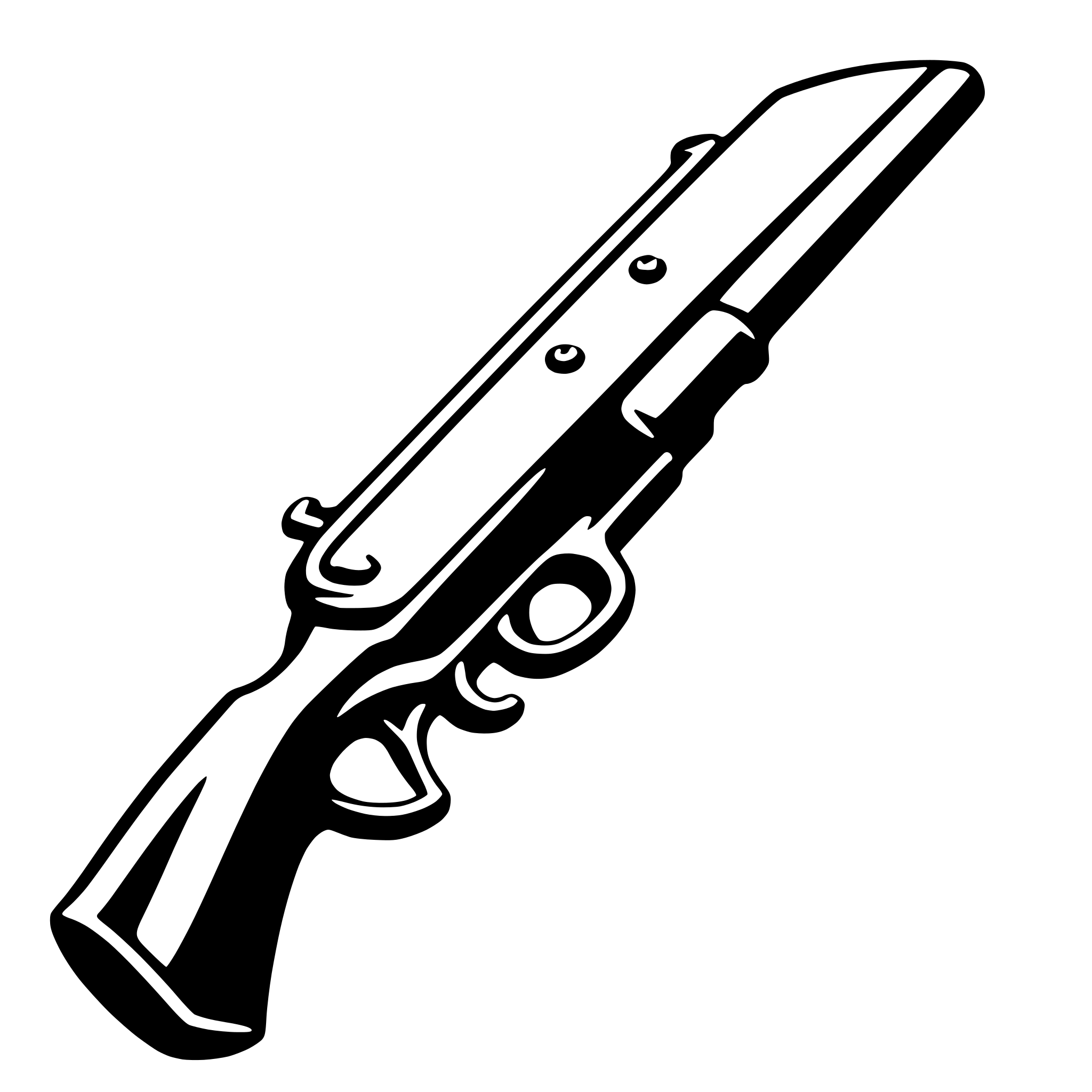 AI-generated SVG of a shotgun