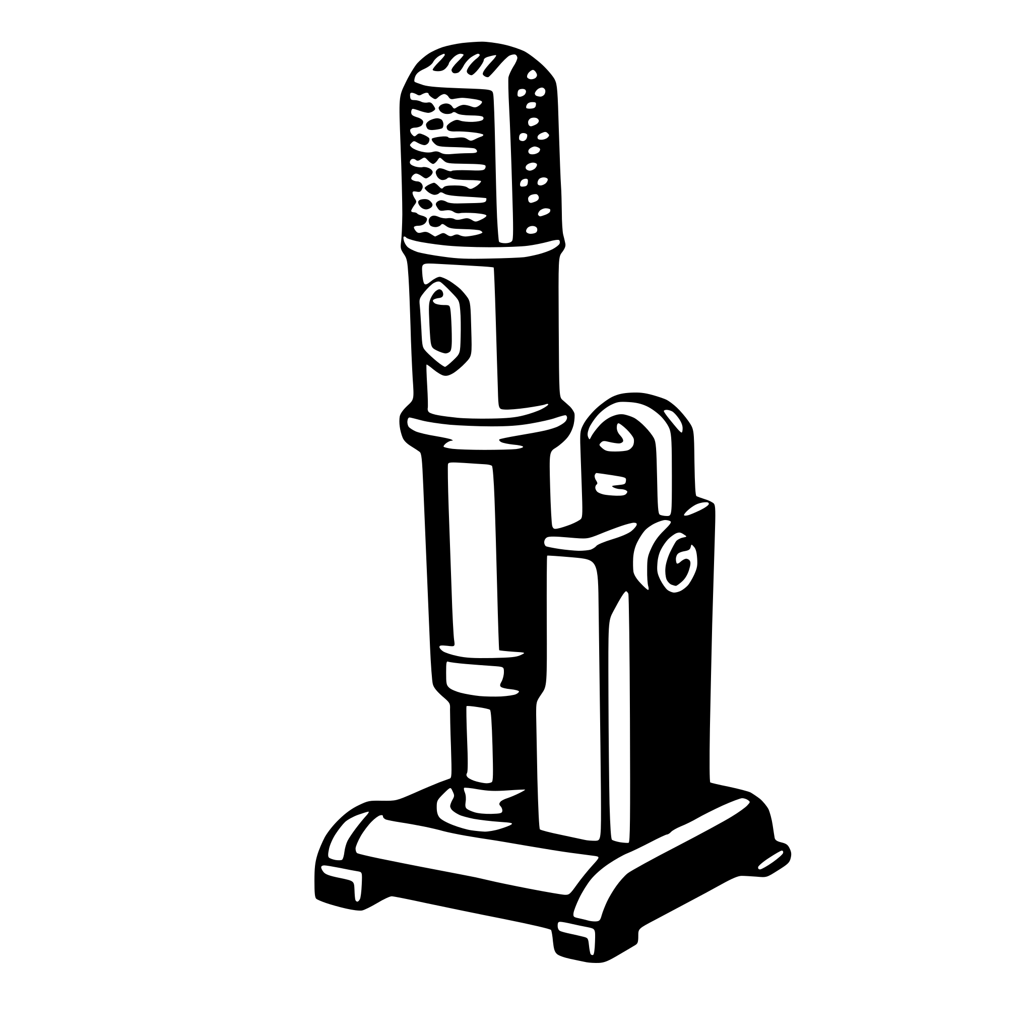 AI-generated SVG of 'recorder'