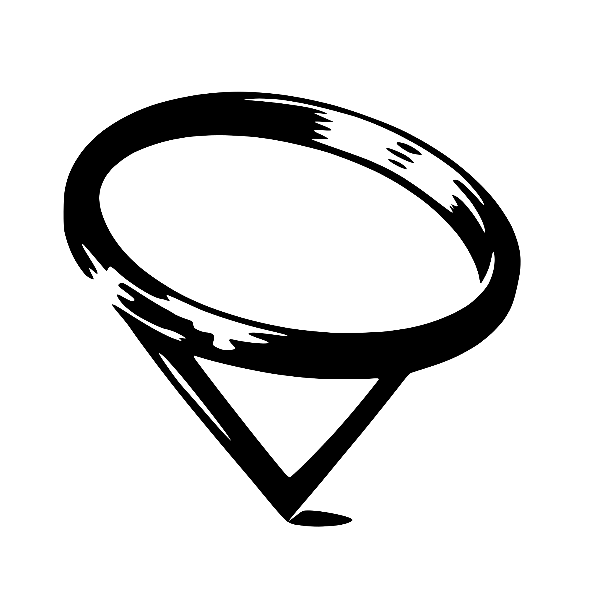 AI-generated SVG of a A ring of triangle