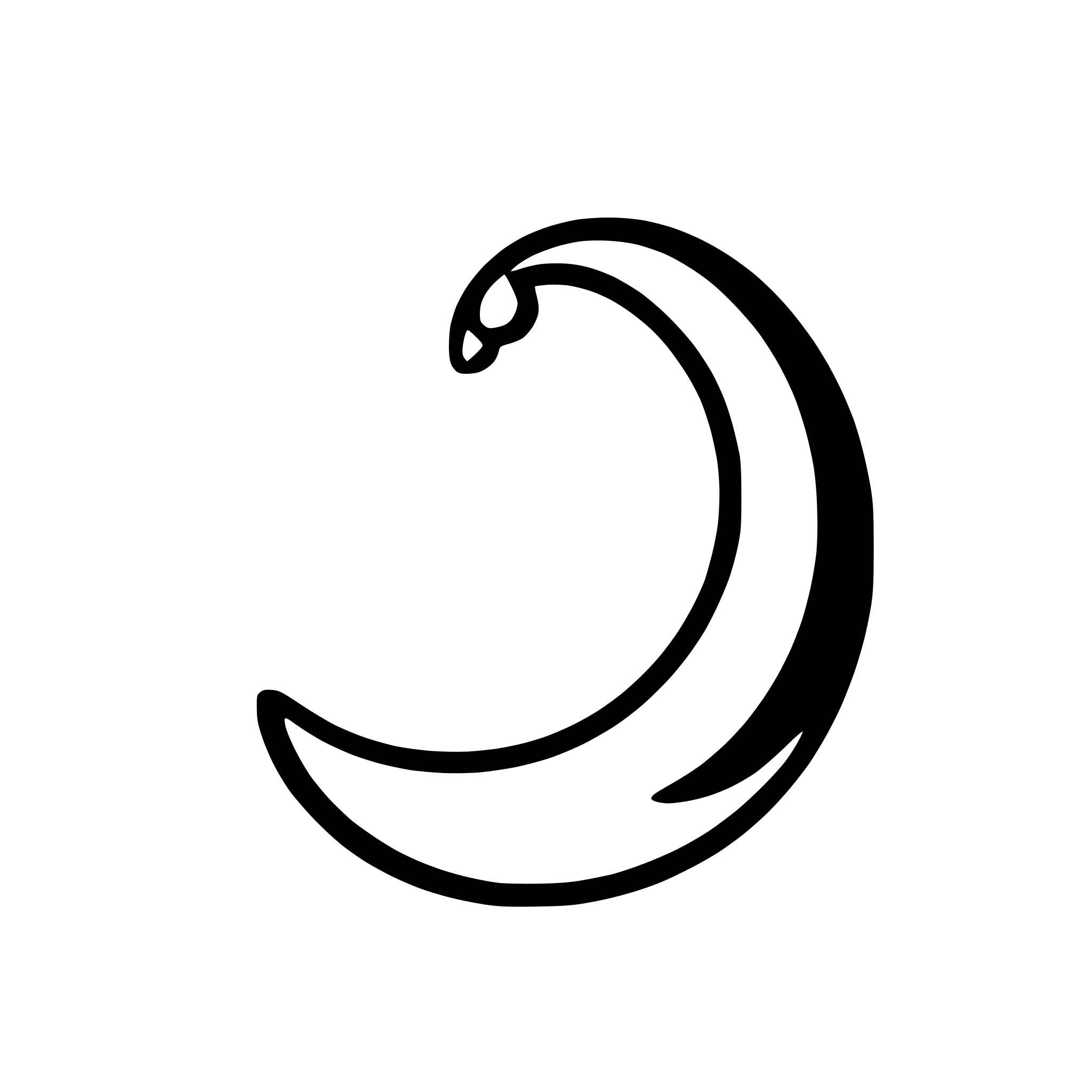 AI-generated SVG of a crescent moon with stars