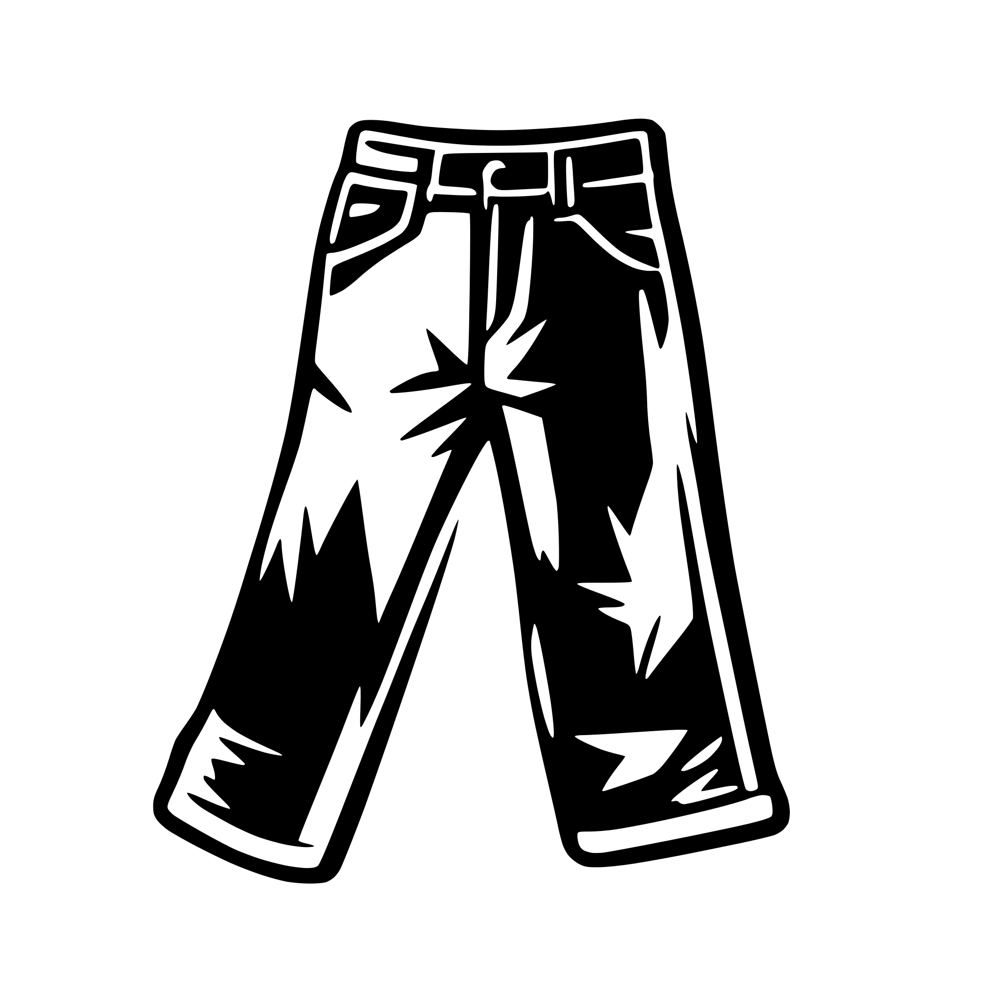 AI-generated SVG of 'Destroyed Trousers Patch'