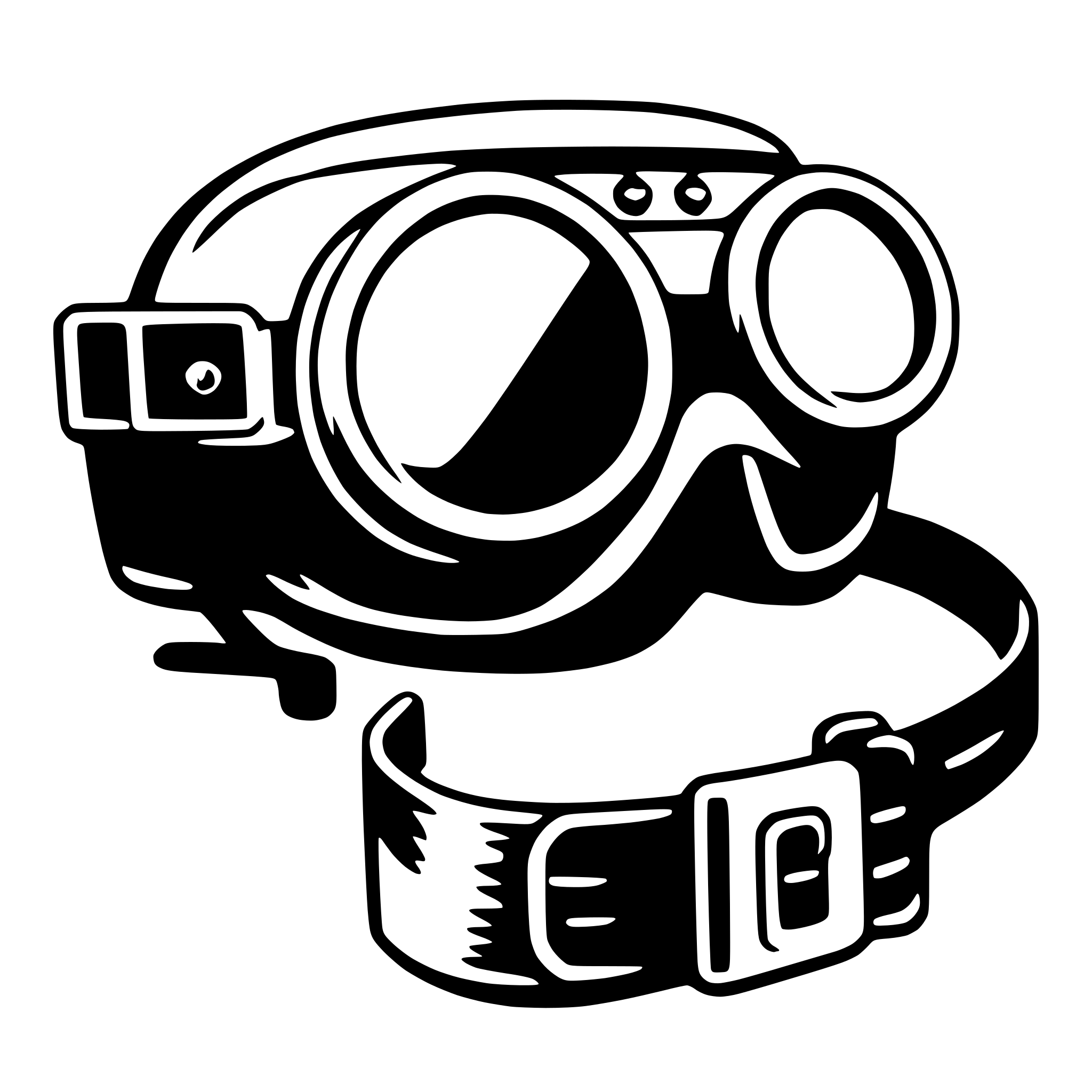 AI-generated SVG of a goggles