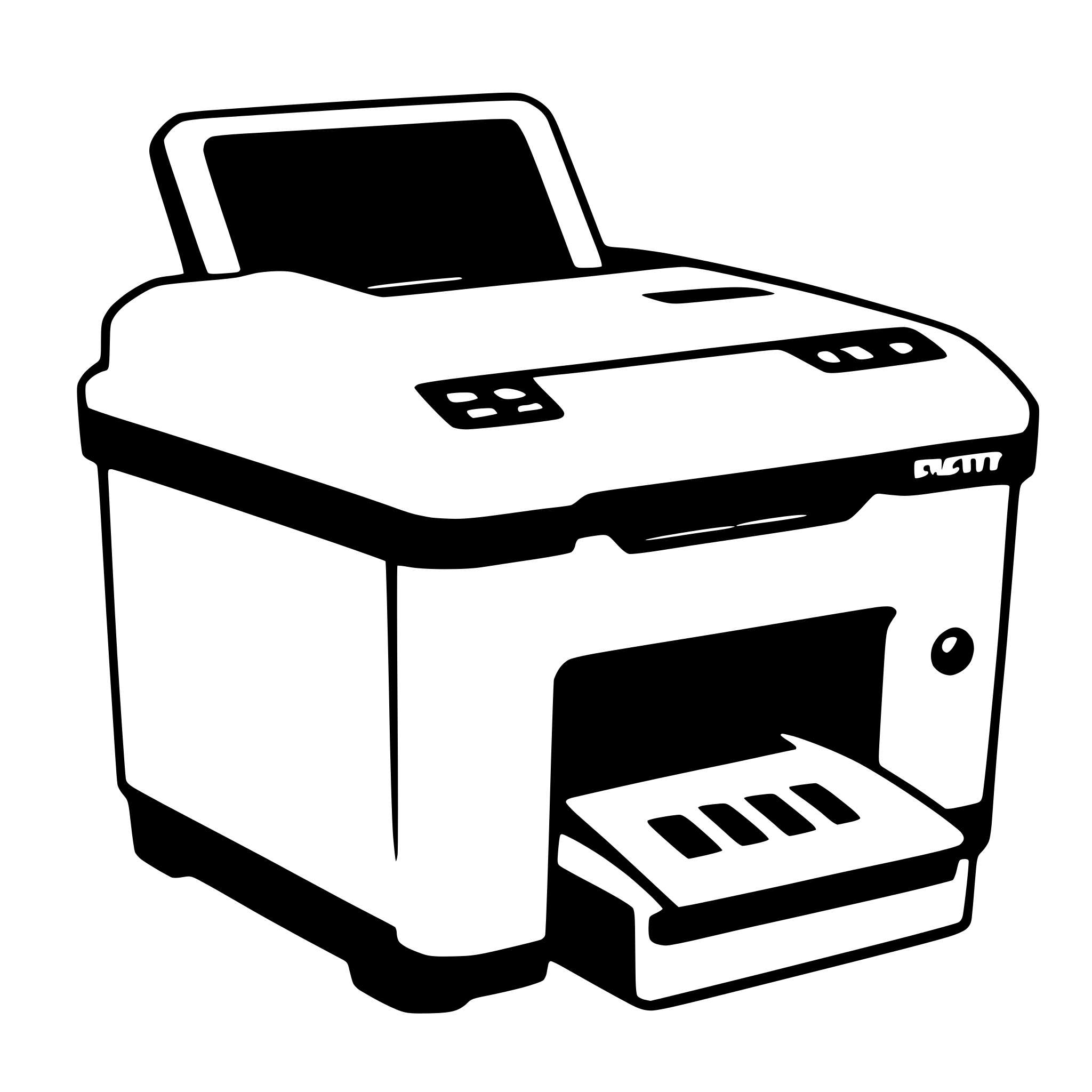 AI-generated SVG of a printer