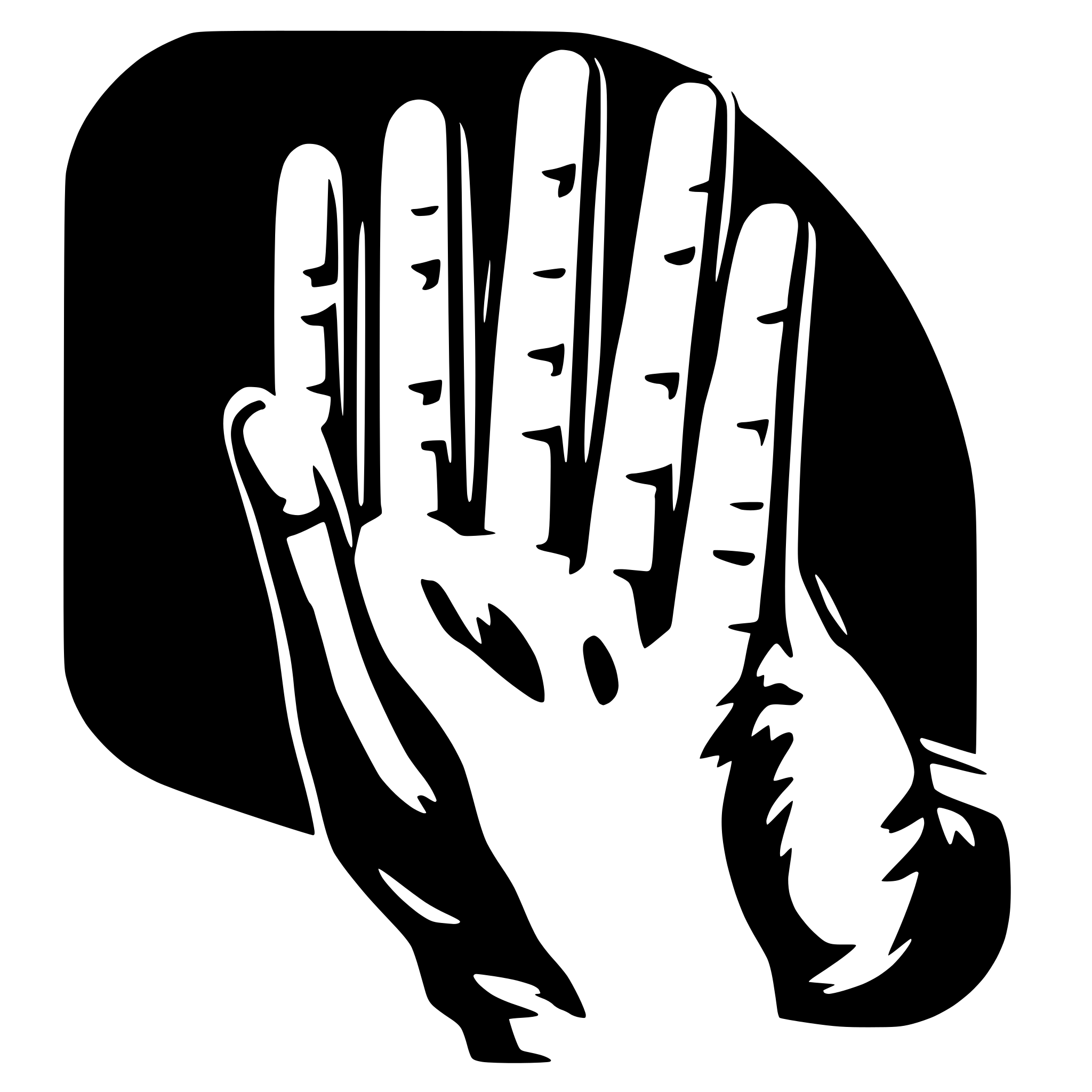 AI-generated SVG of 'ok hand single line'