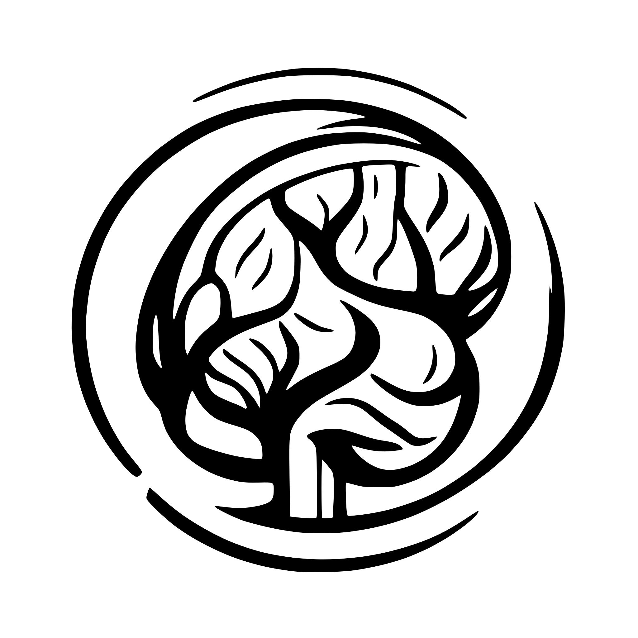 AI-generated SVG of a Logo for company that sells courses about AI and IT in general.