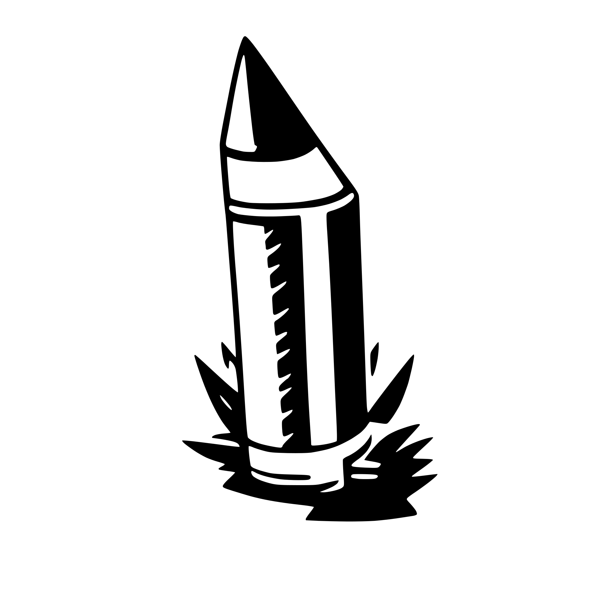 AI-generated SVG of 'pencil'