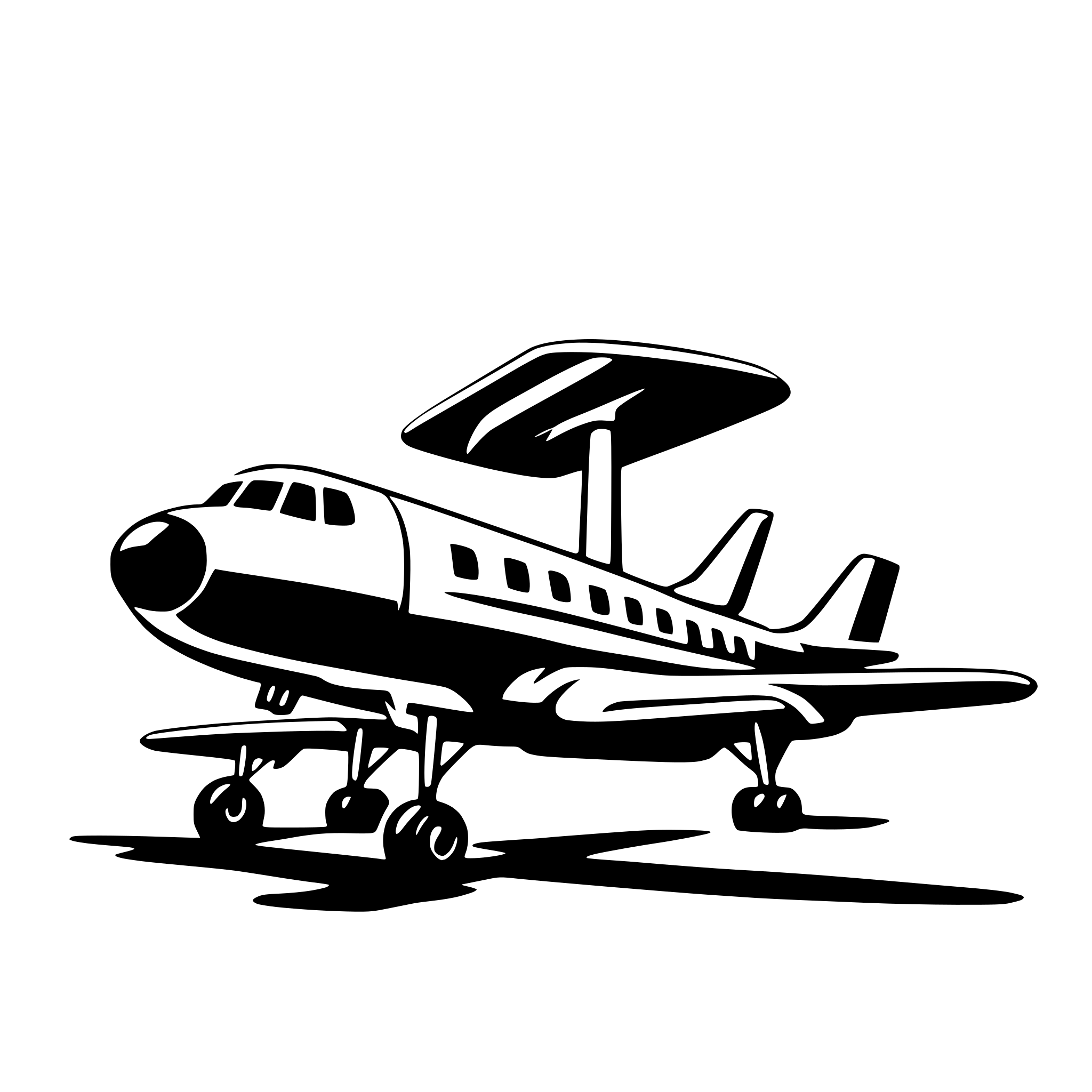 AI-generated SVG of 'boeing plane'