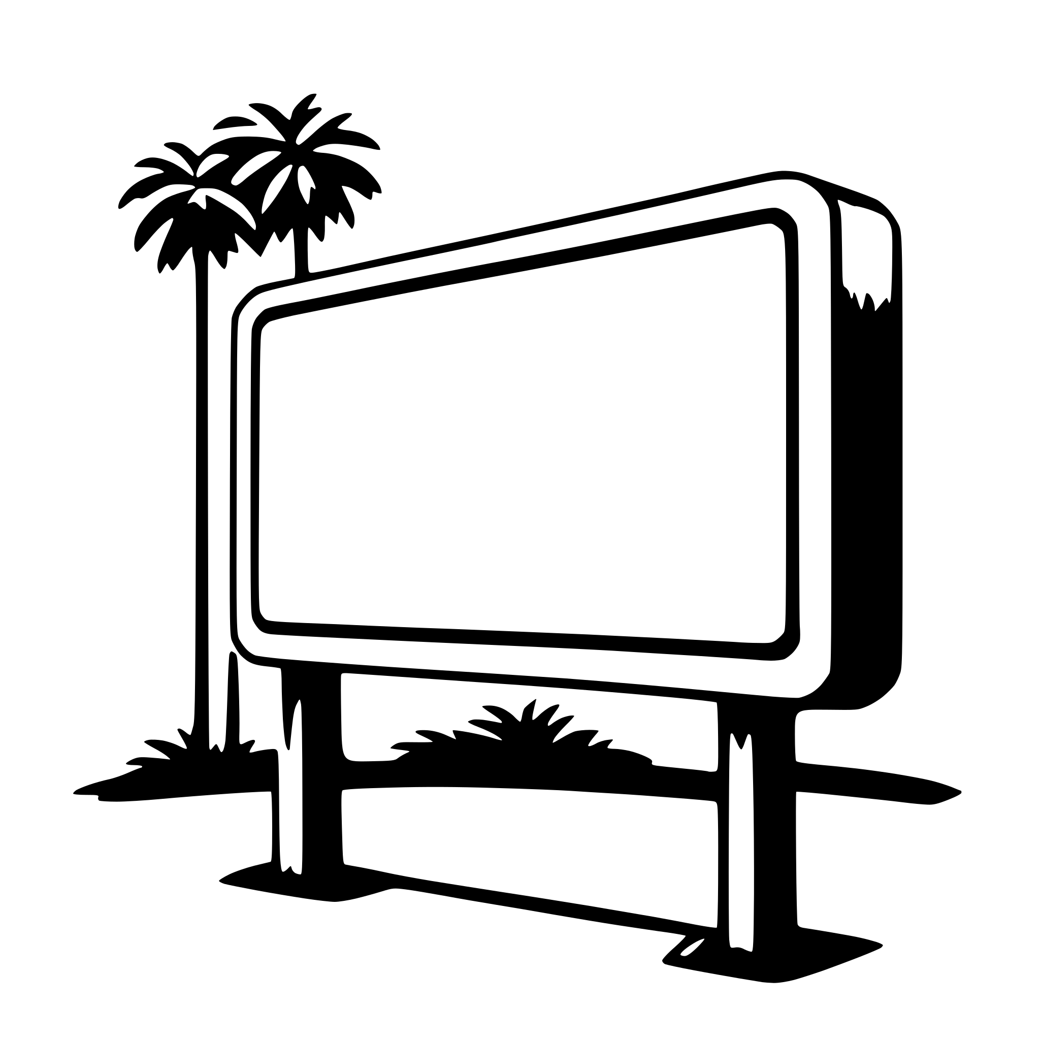 AI-generated SVG of a billboard